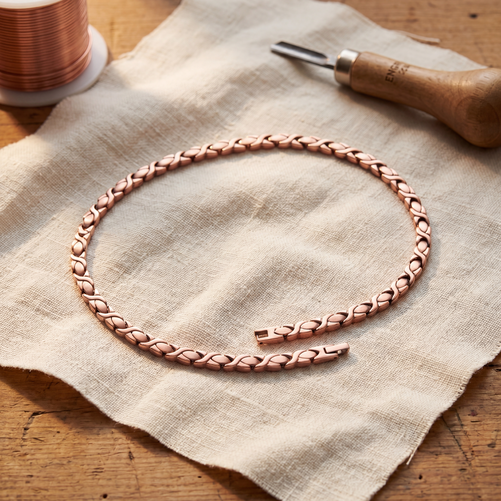 Judy's Cedar Copper Necklace