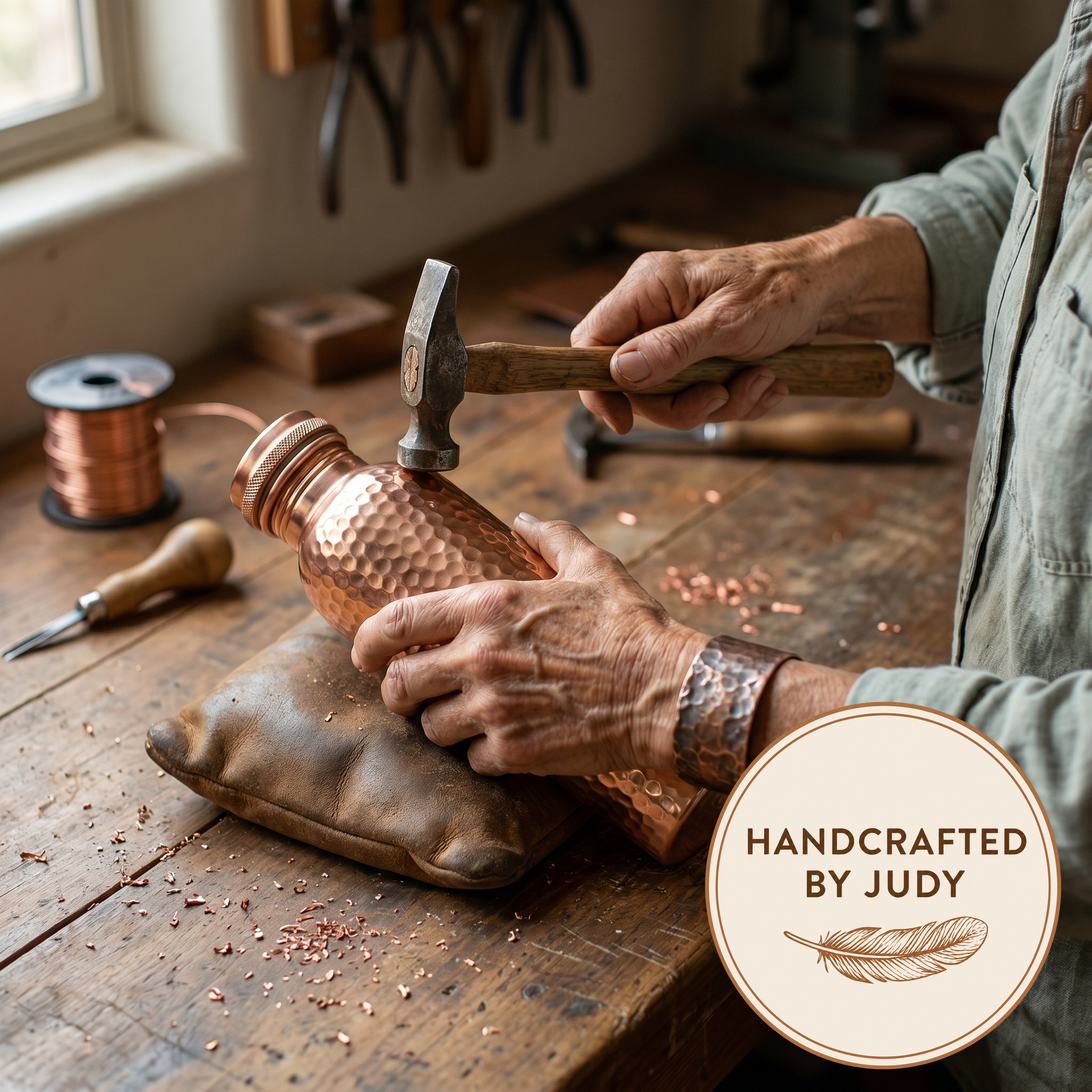 Judy's Pure Copper Water Bottle