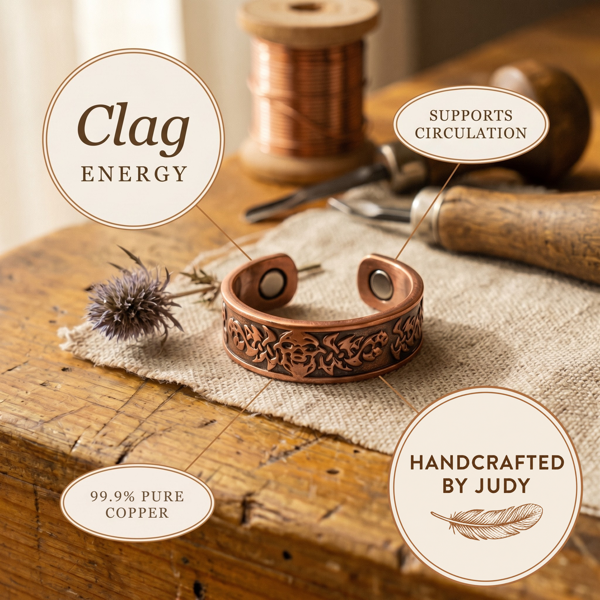 Judy's Clag Copper Ring