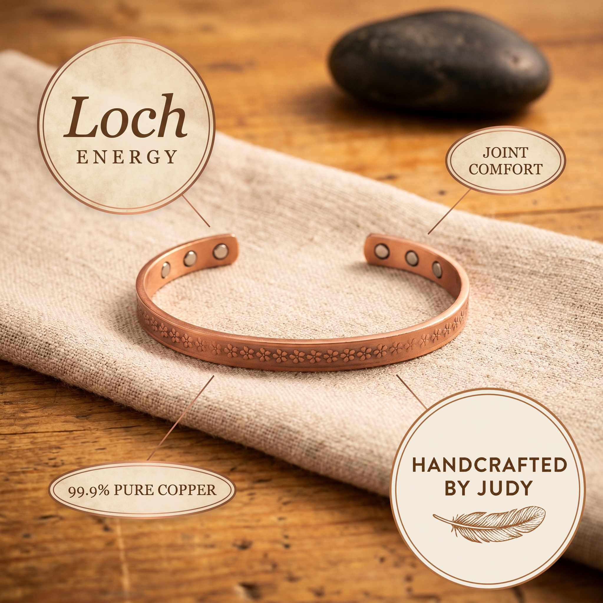 Judy's Loch Copper Bracelet