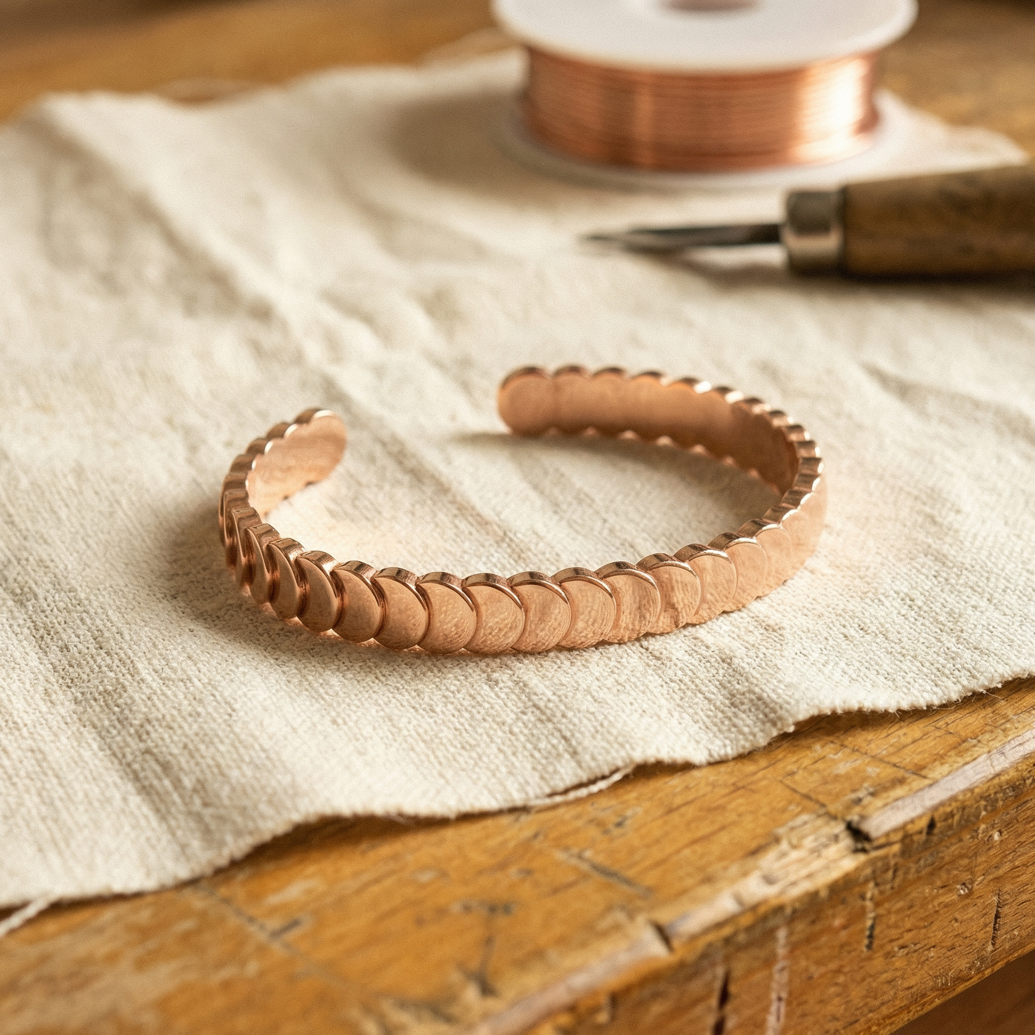 Judy's Tide Copper Bracelet