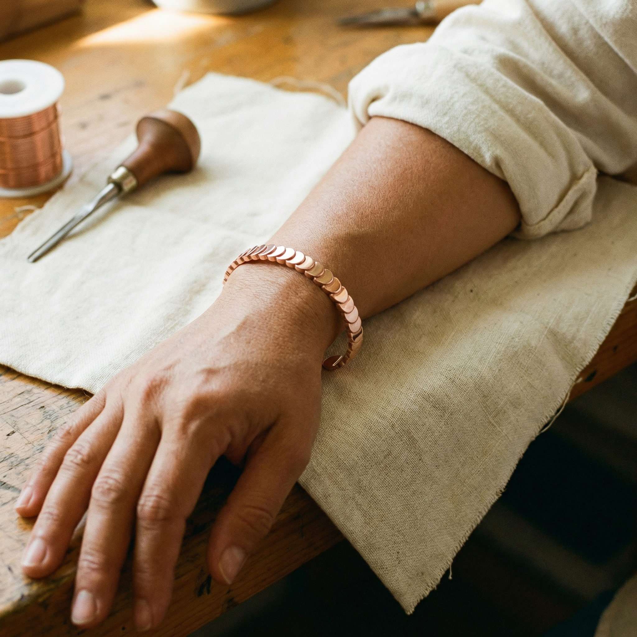 Judy's Tide Copper Bracelet