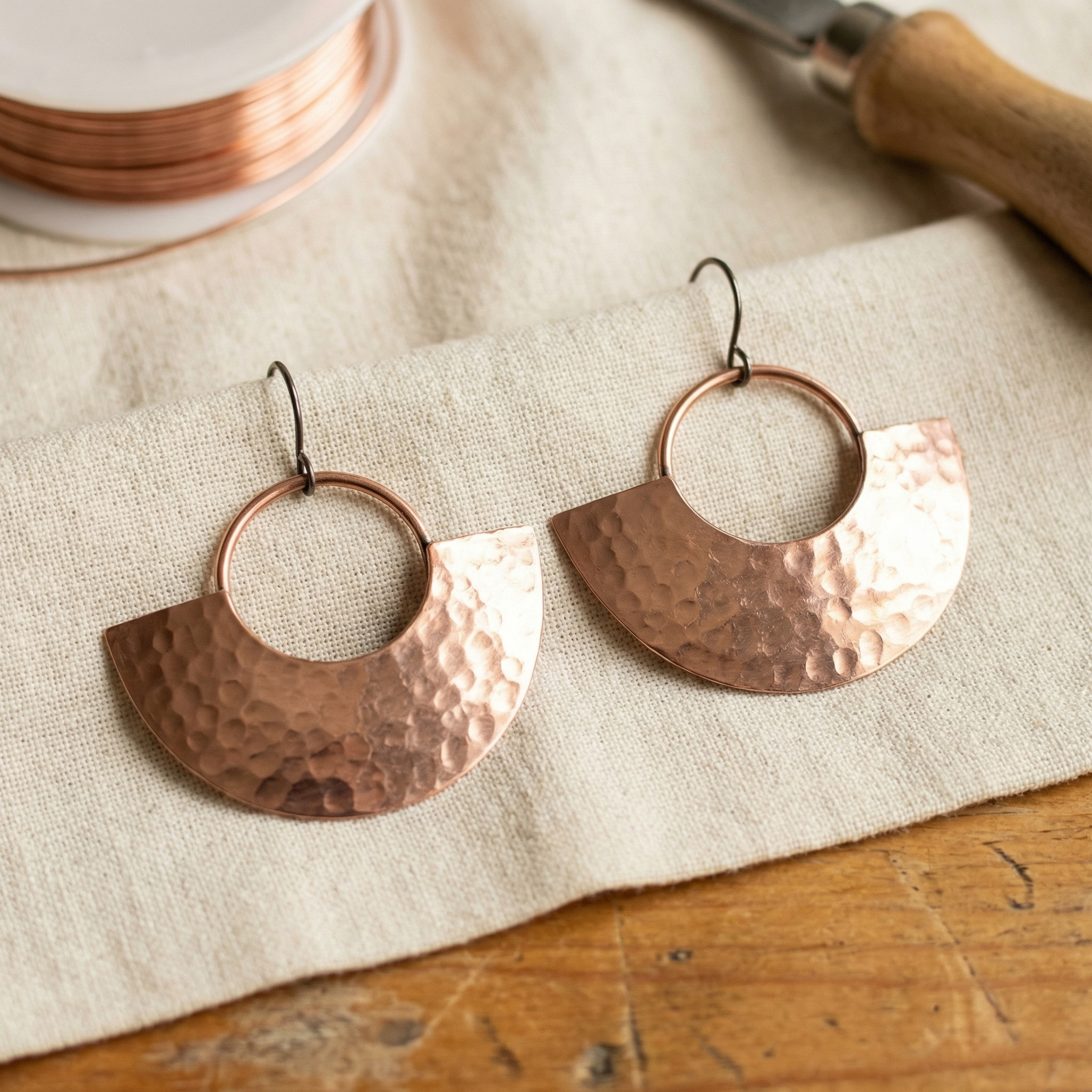 Judy's Sol Copper Earrings