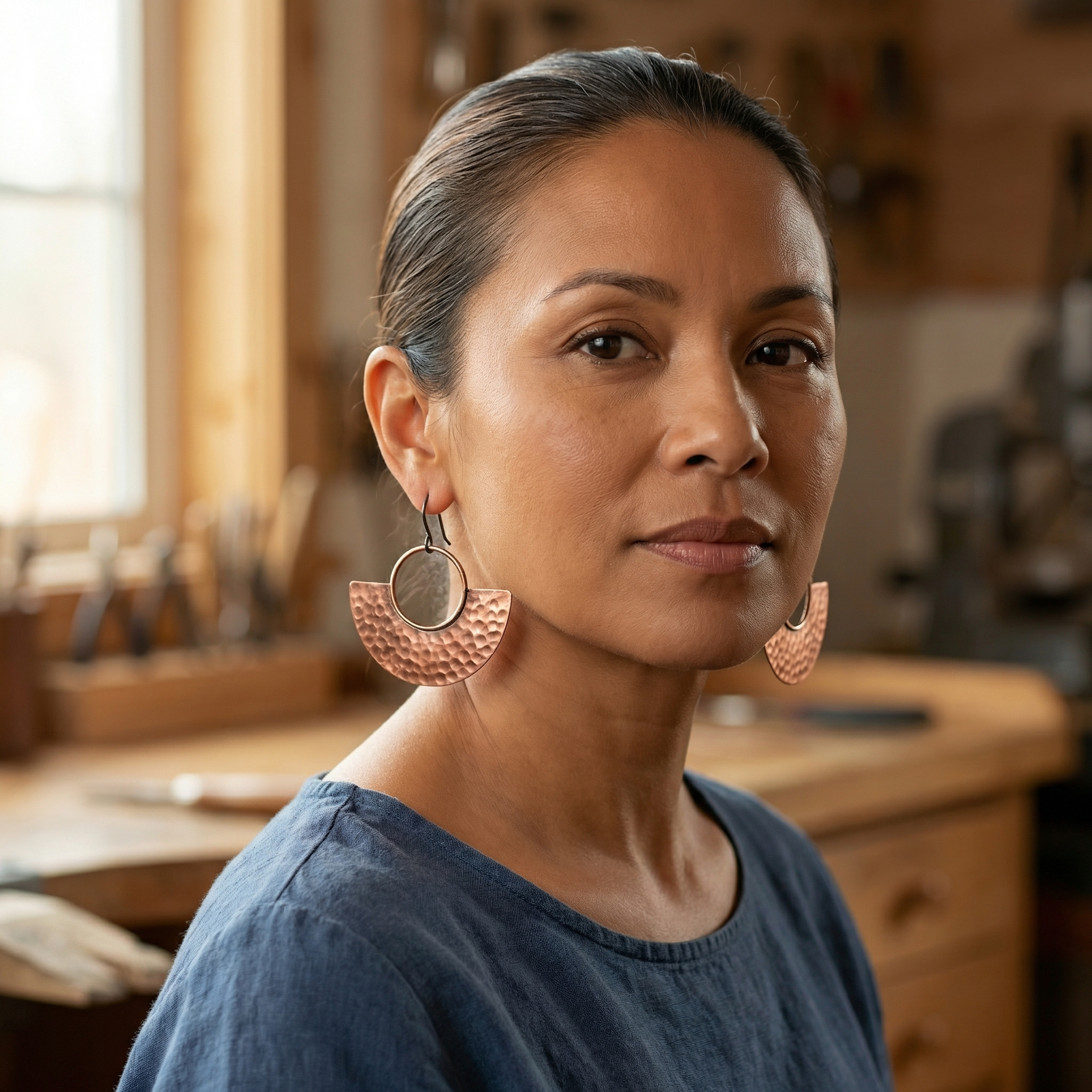 Judy's Sol Copper Earrings