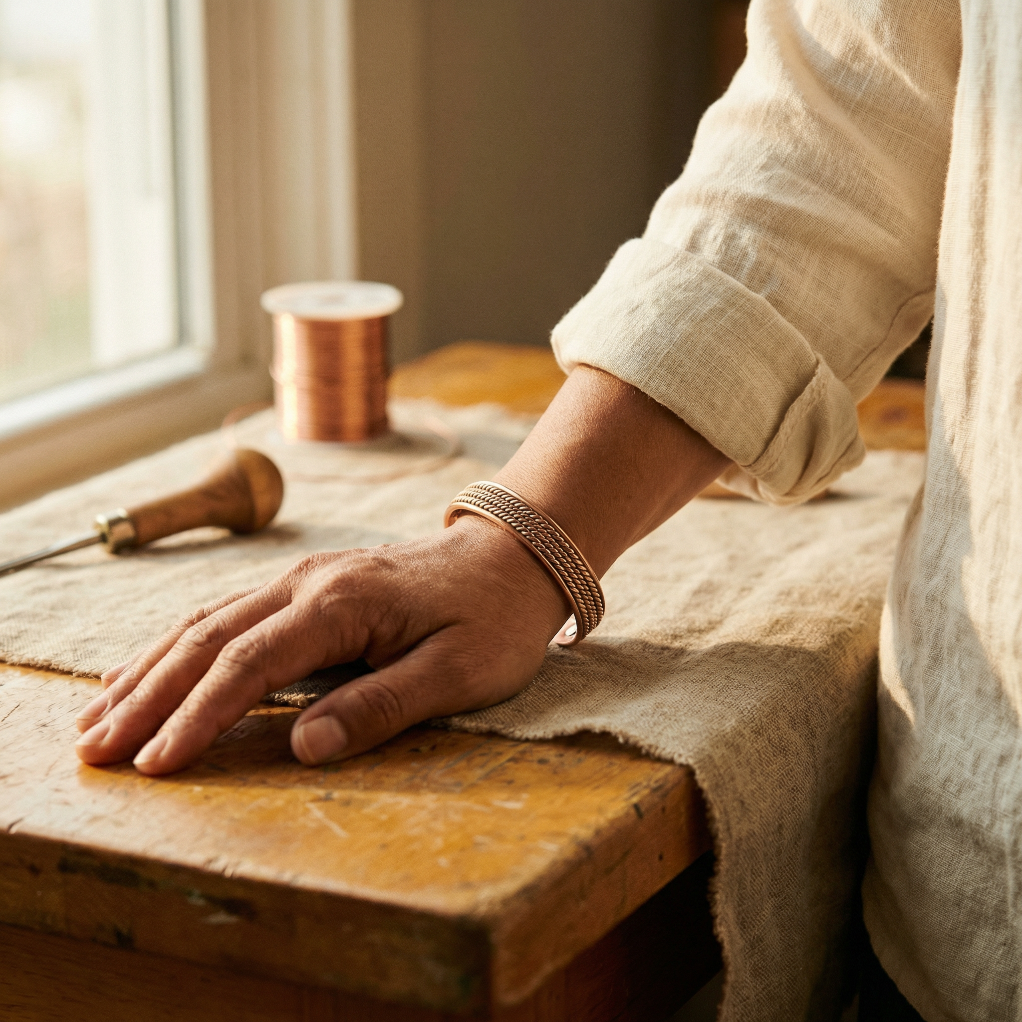 Judy's Forge Copper Bracelet