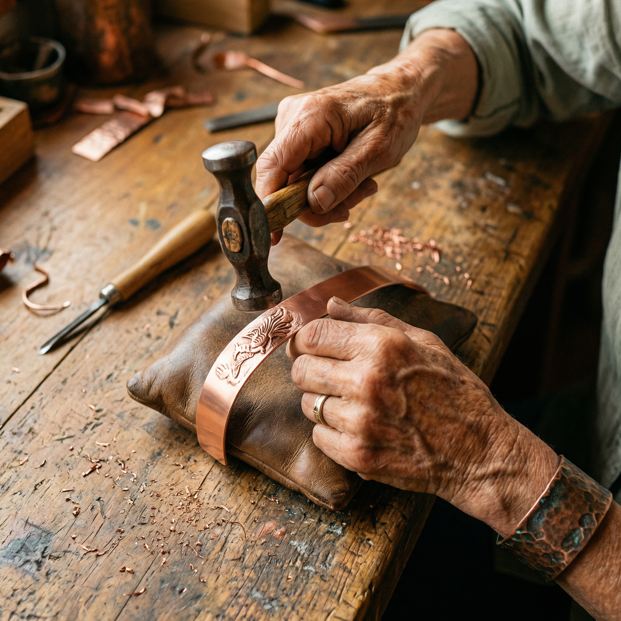 Judy's Loam Copper Bracelet