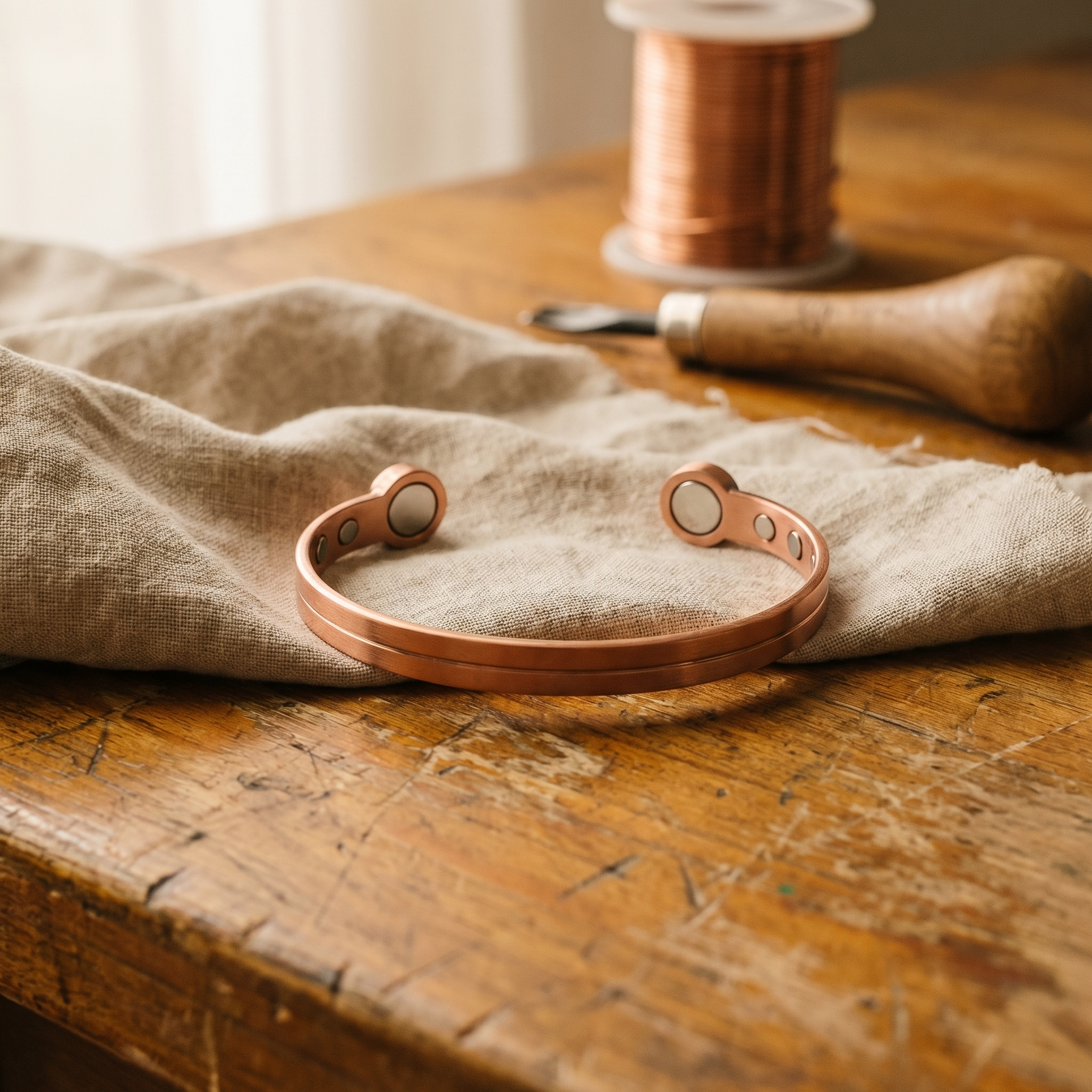 Judy's Wick Copper Bracelet