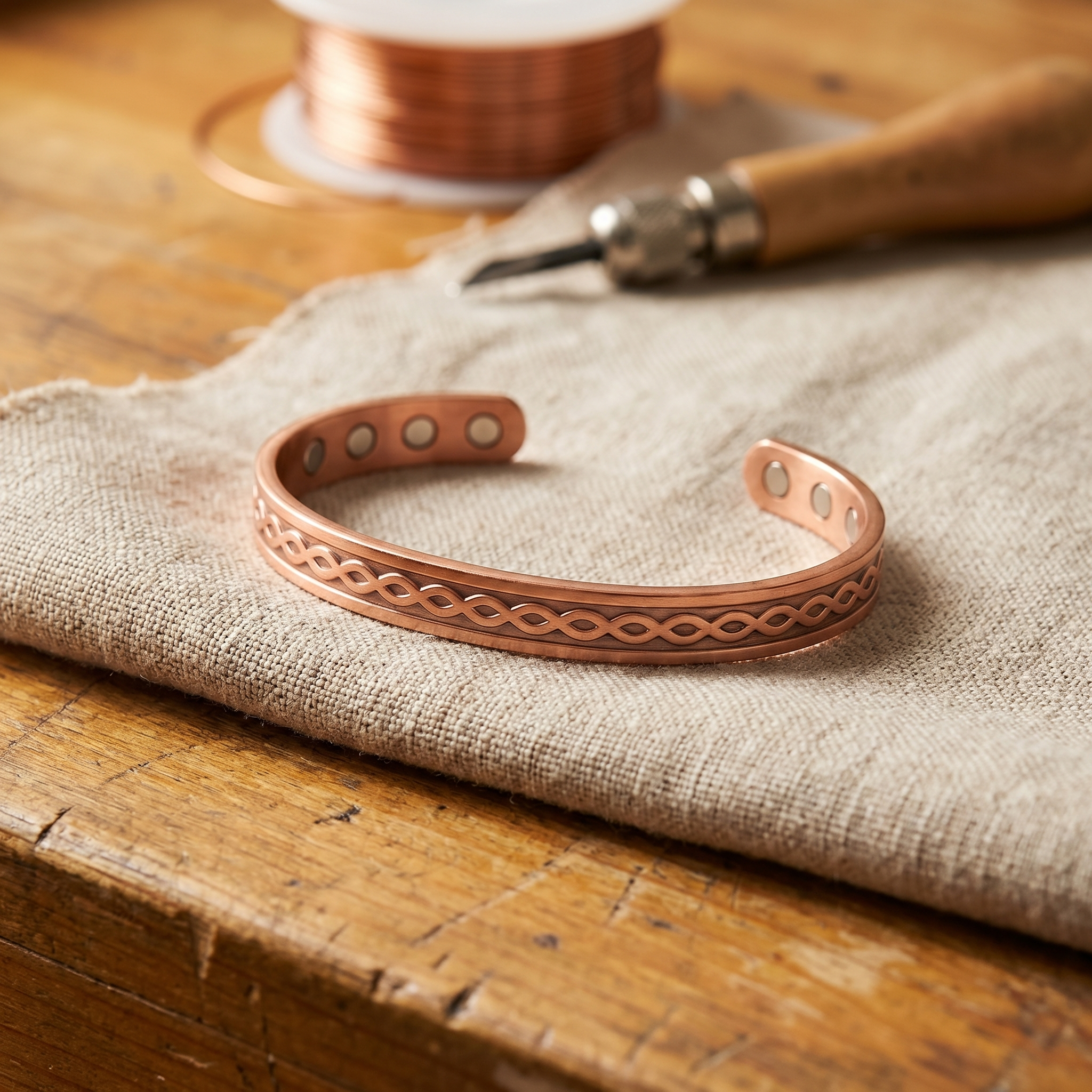 Judy's Current Copper Bracelet