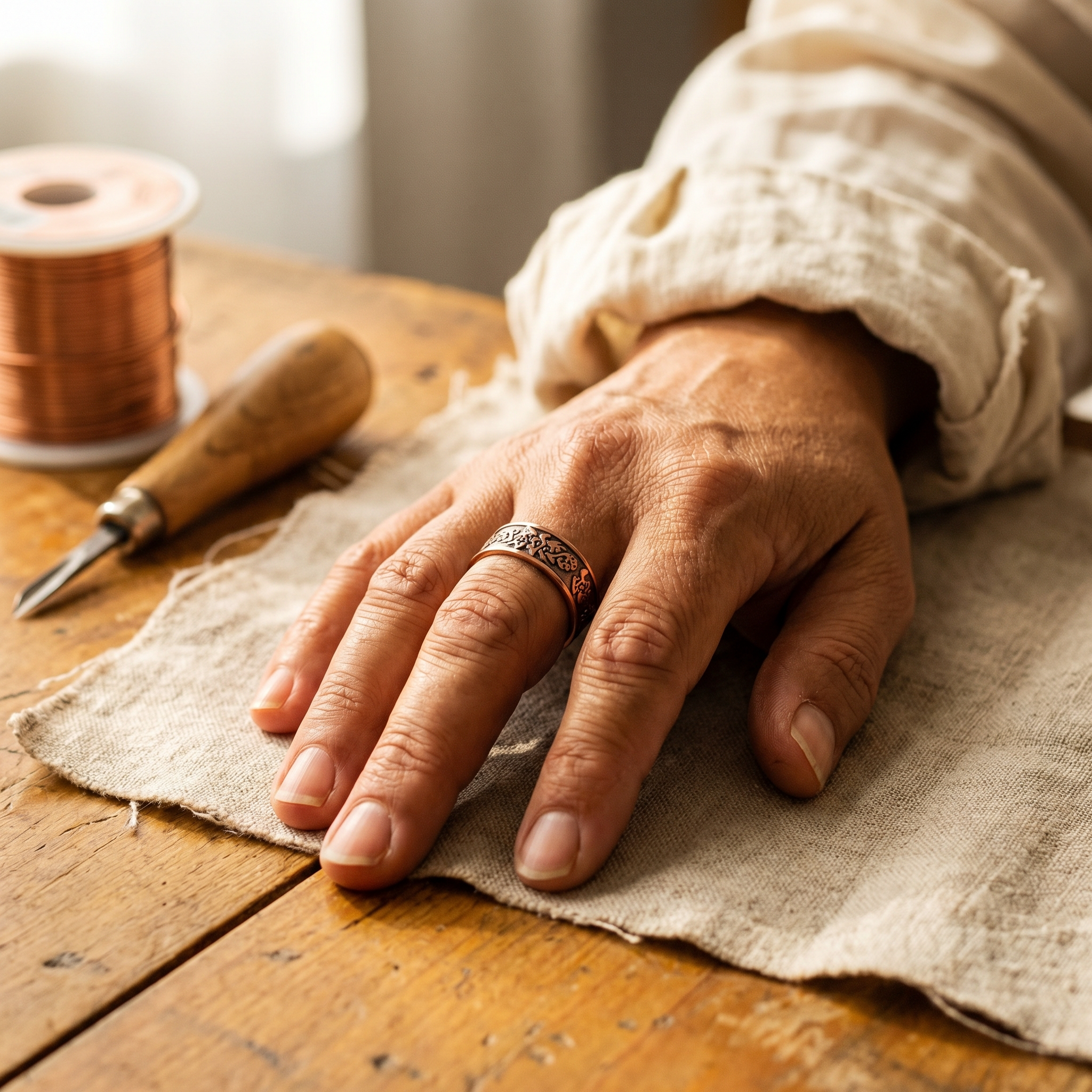 Judy's Clag Copper Ring