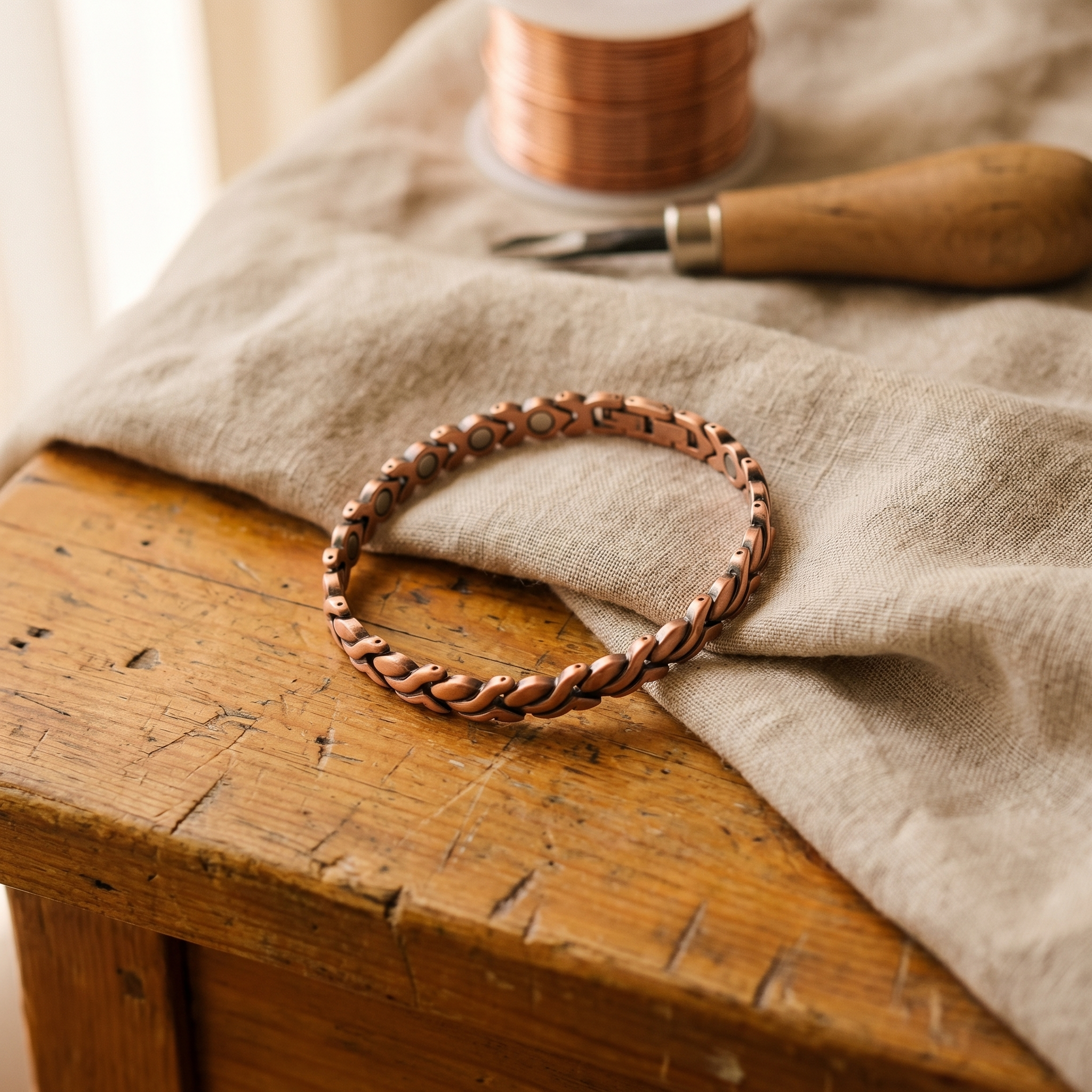 Judy's Dune Copper Anklet
