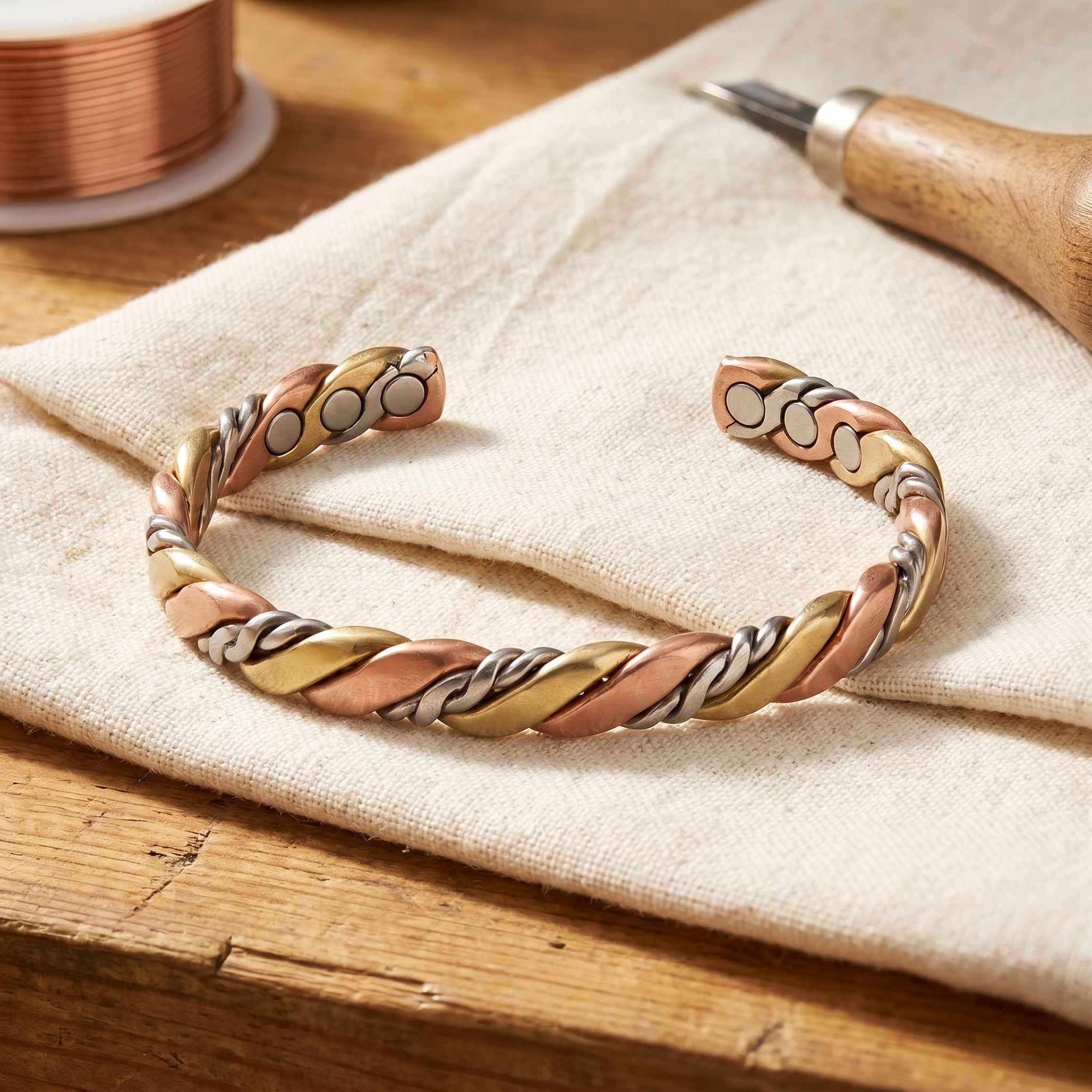 Judy's Stone Copper Bracelet