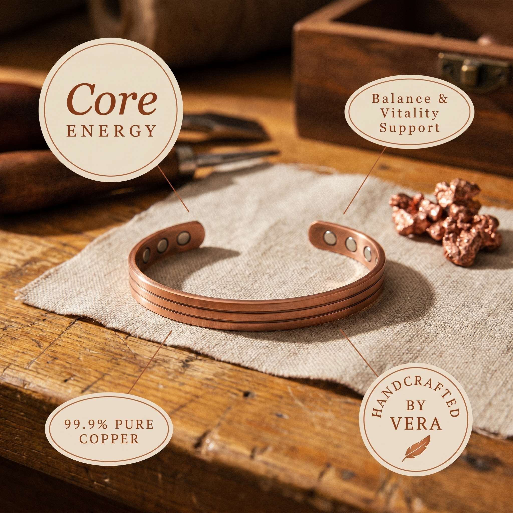 Judy's Core Copper Bracelet