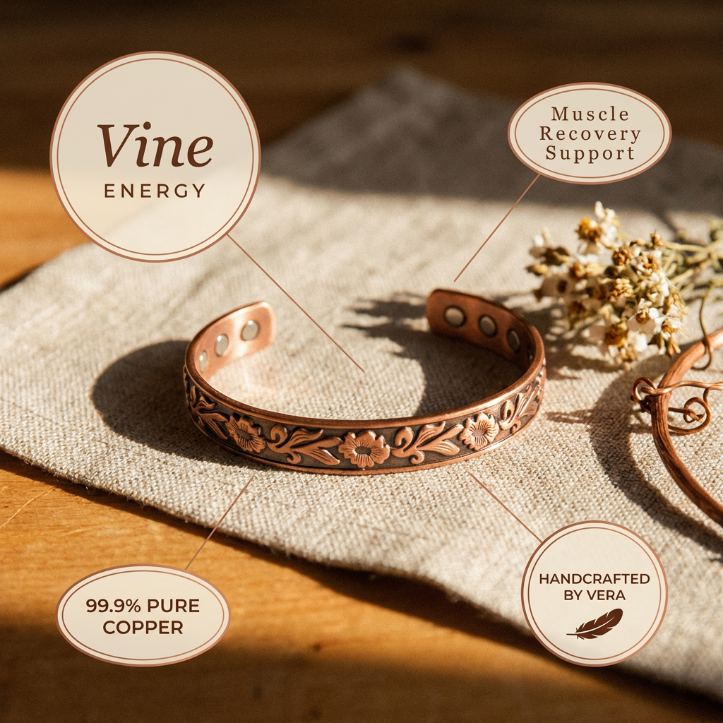 Judy's Vine Copper Bracelet