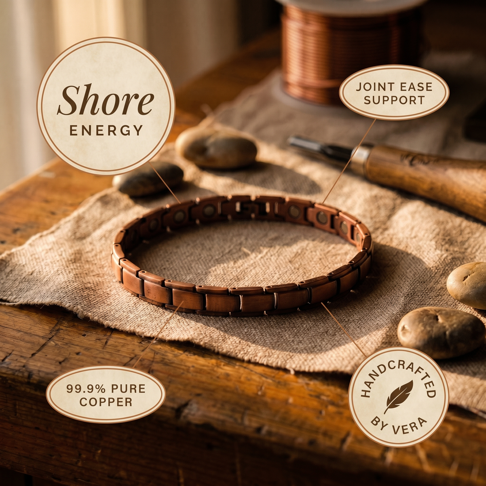 Judy's Shore Copper Anklet