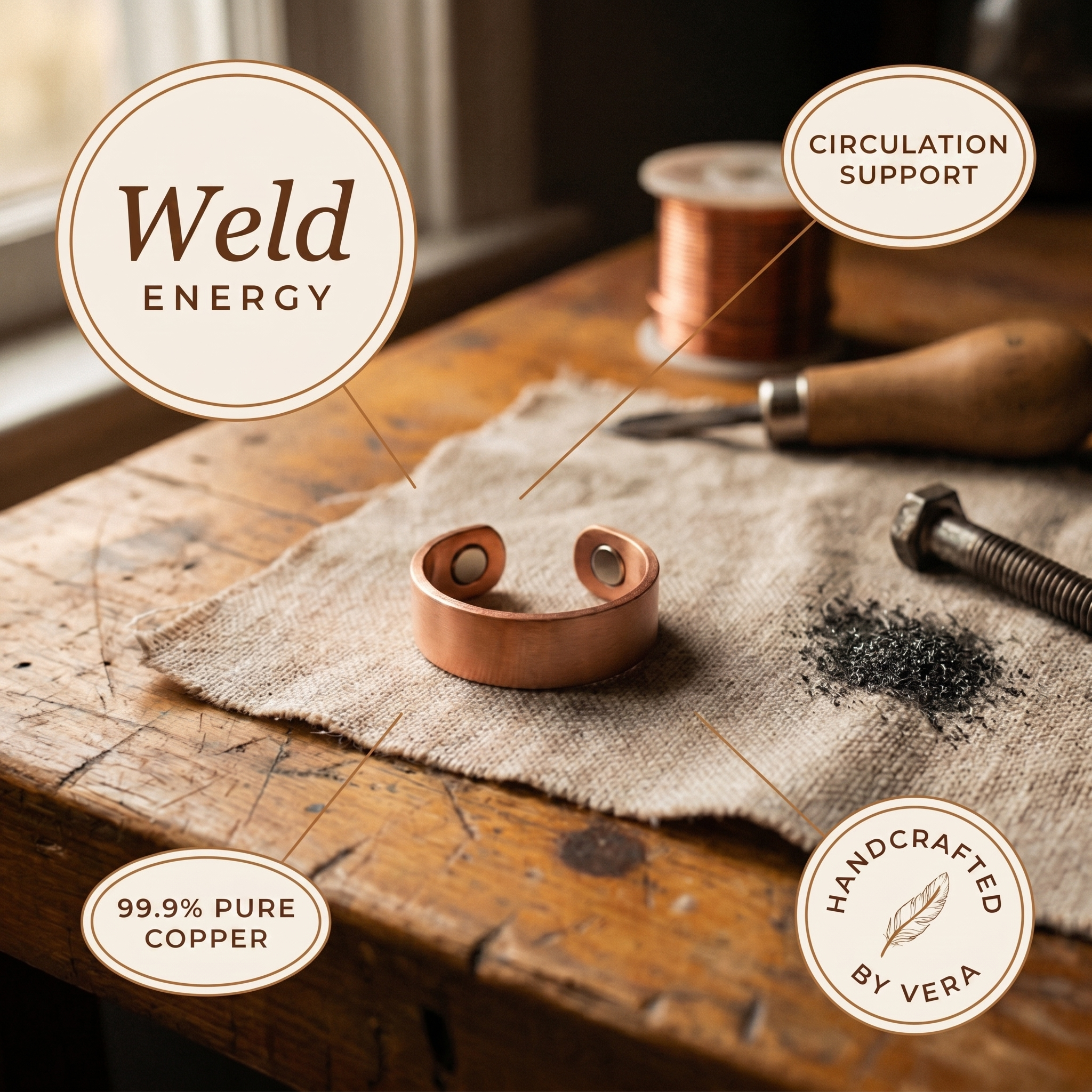 Judy's Weld Copper Ring