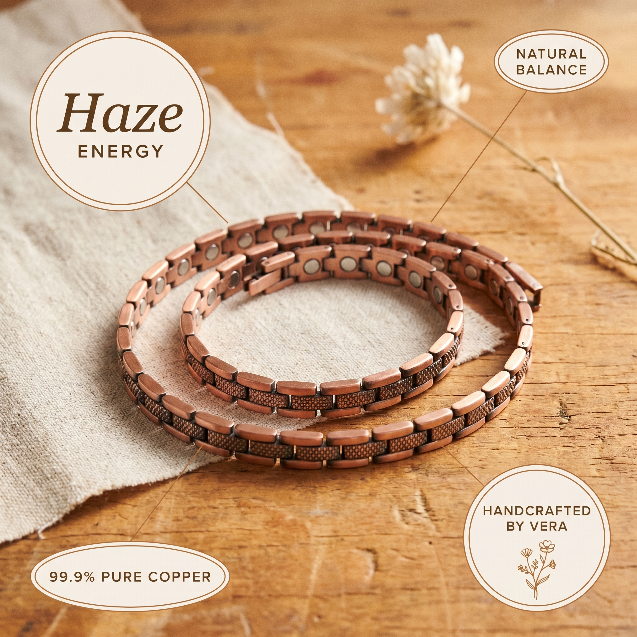 Judy's Haze Copper Necklace
