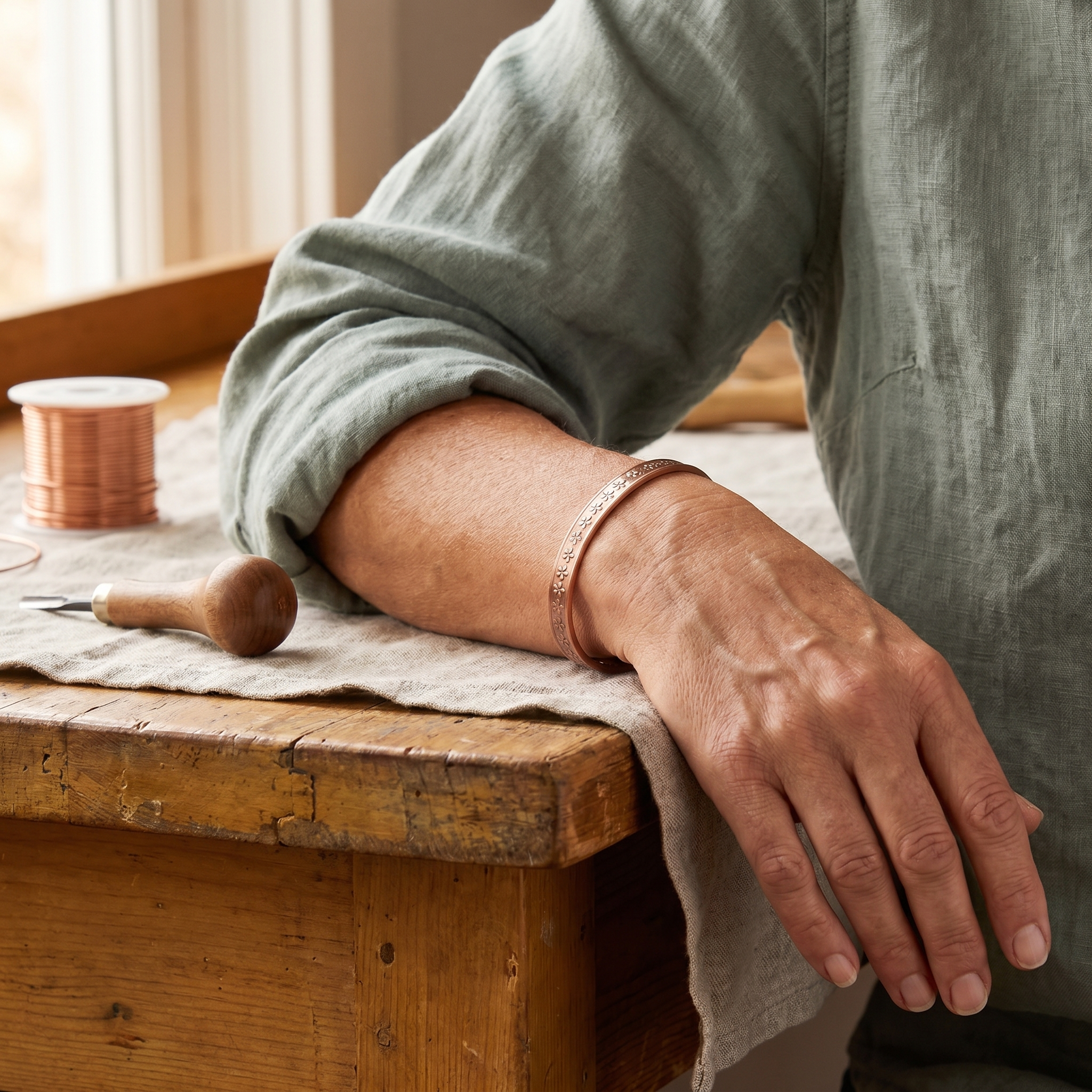 Judy's Loch Copper Bracelet