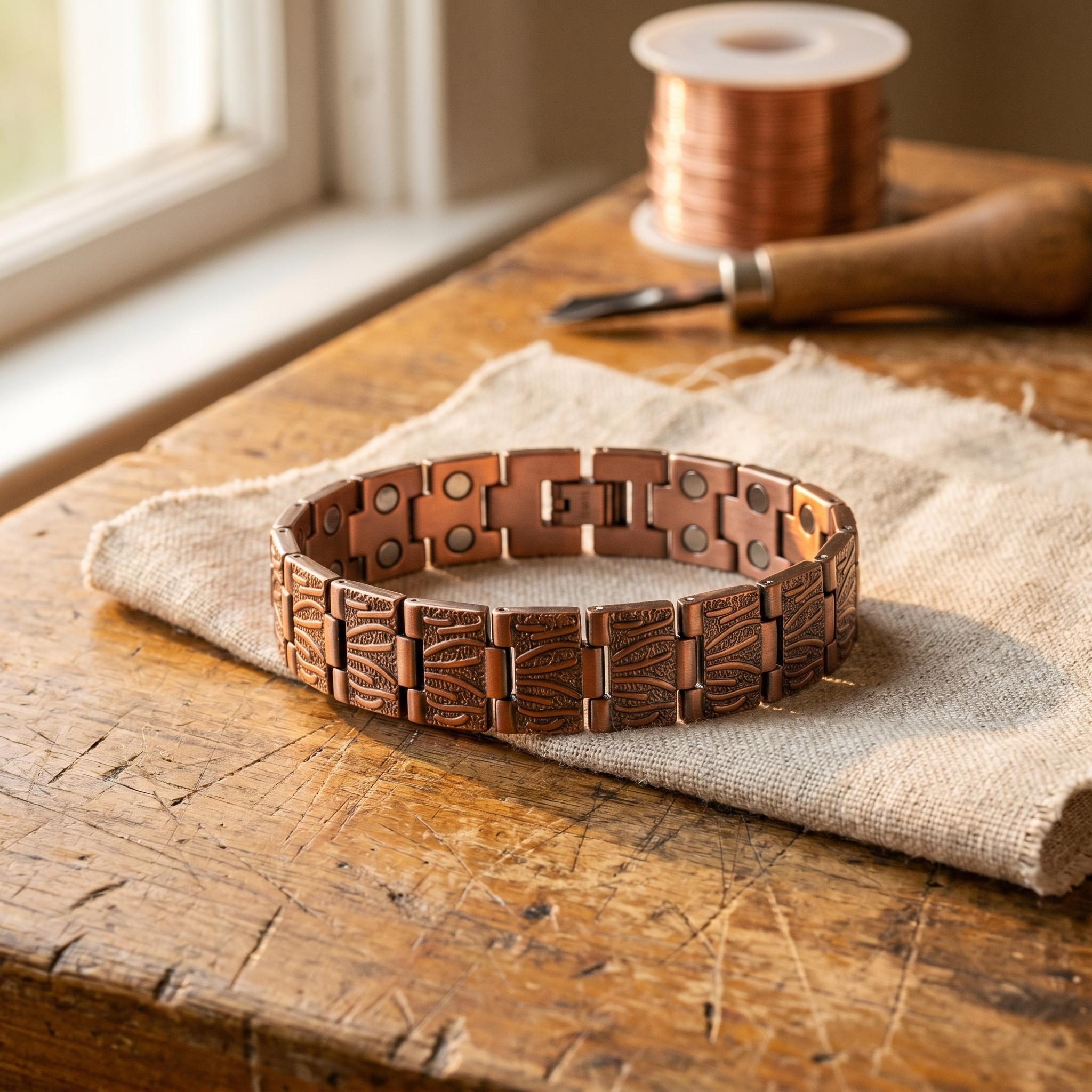 Judy's Grit Men's Copper Bracelet