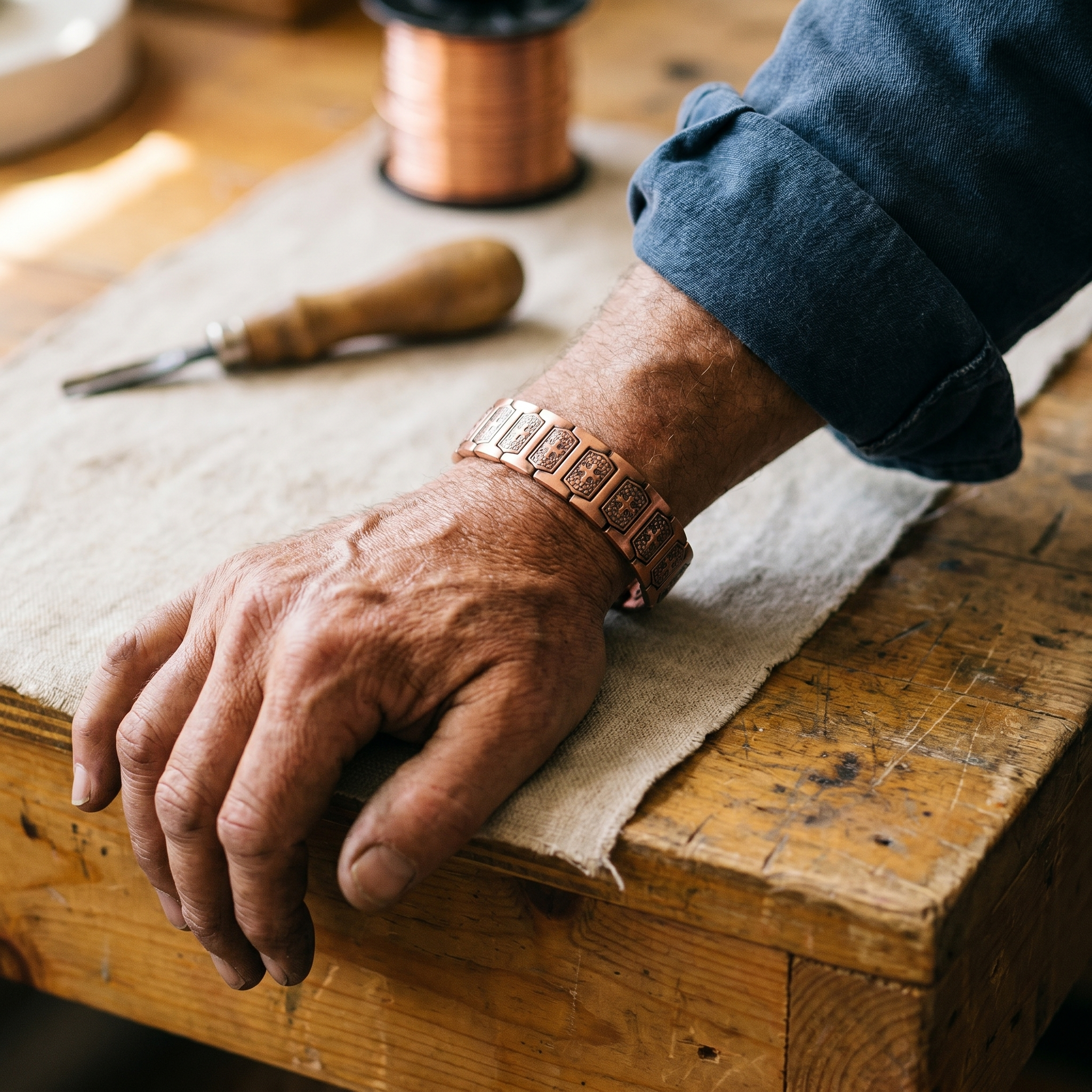 Judy's Gale Men's Copper Bracelet
