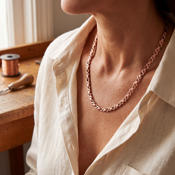 Judy's Cedar Copper Necklace