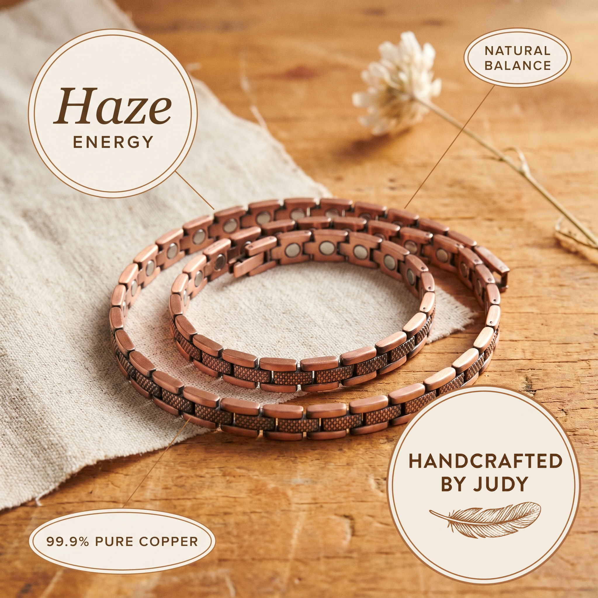 Judy's Haze Copper Necklace
