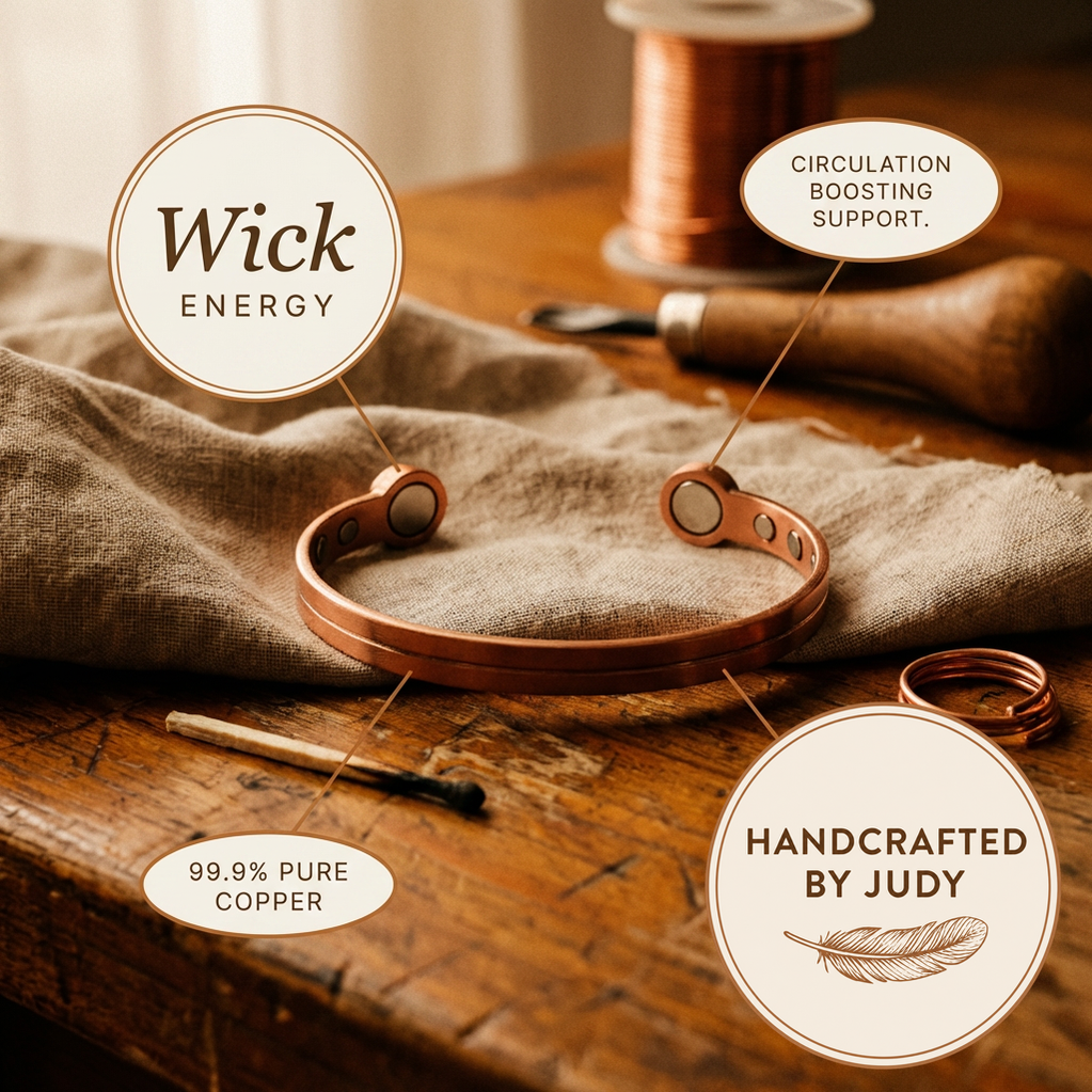 Judy's Wick Copper Bracelet