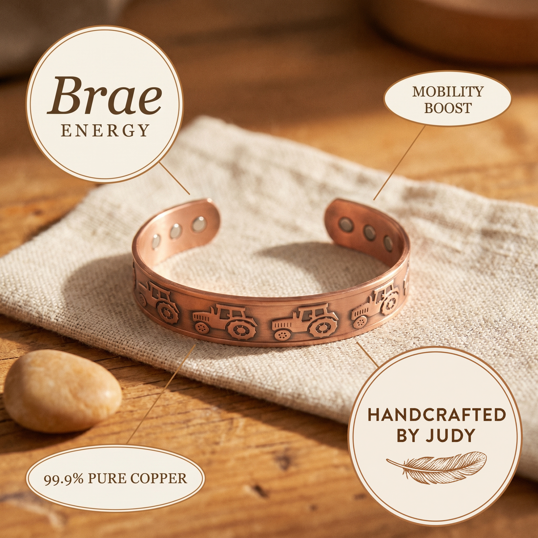 Judy's Brae Copper Bracelet