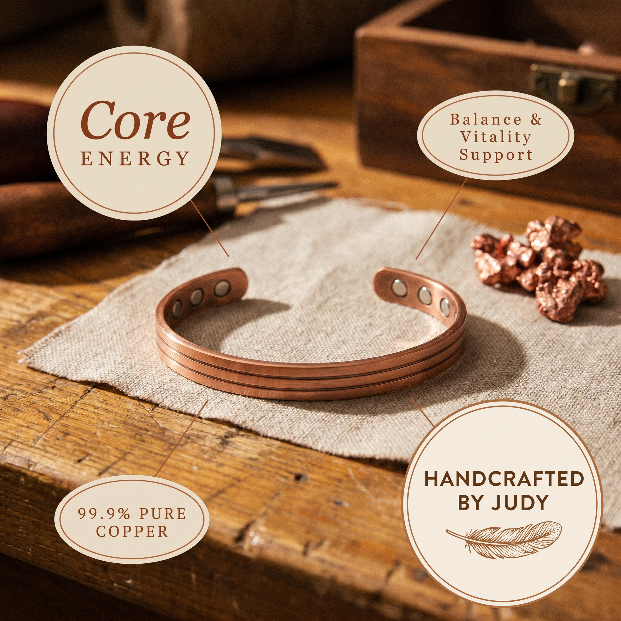 Judy's Core Copper Bracelet