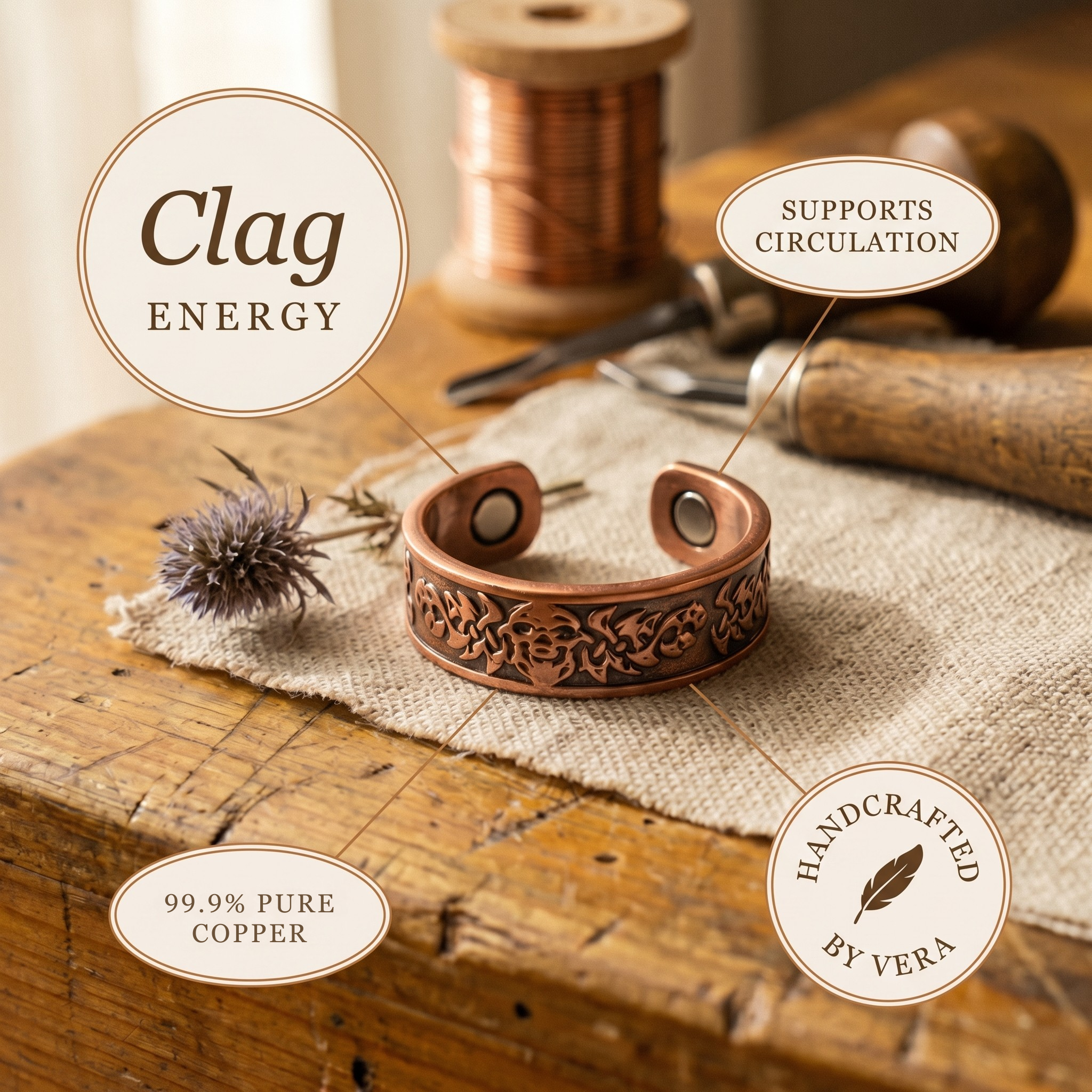 Judy's Clag Copper Ring