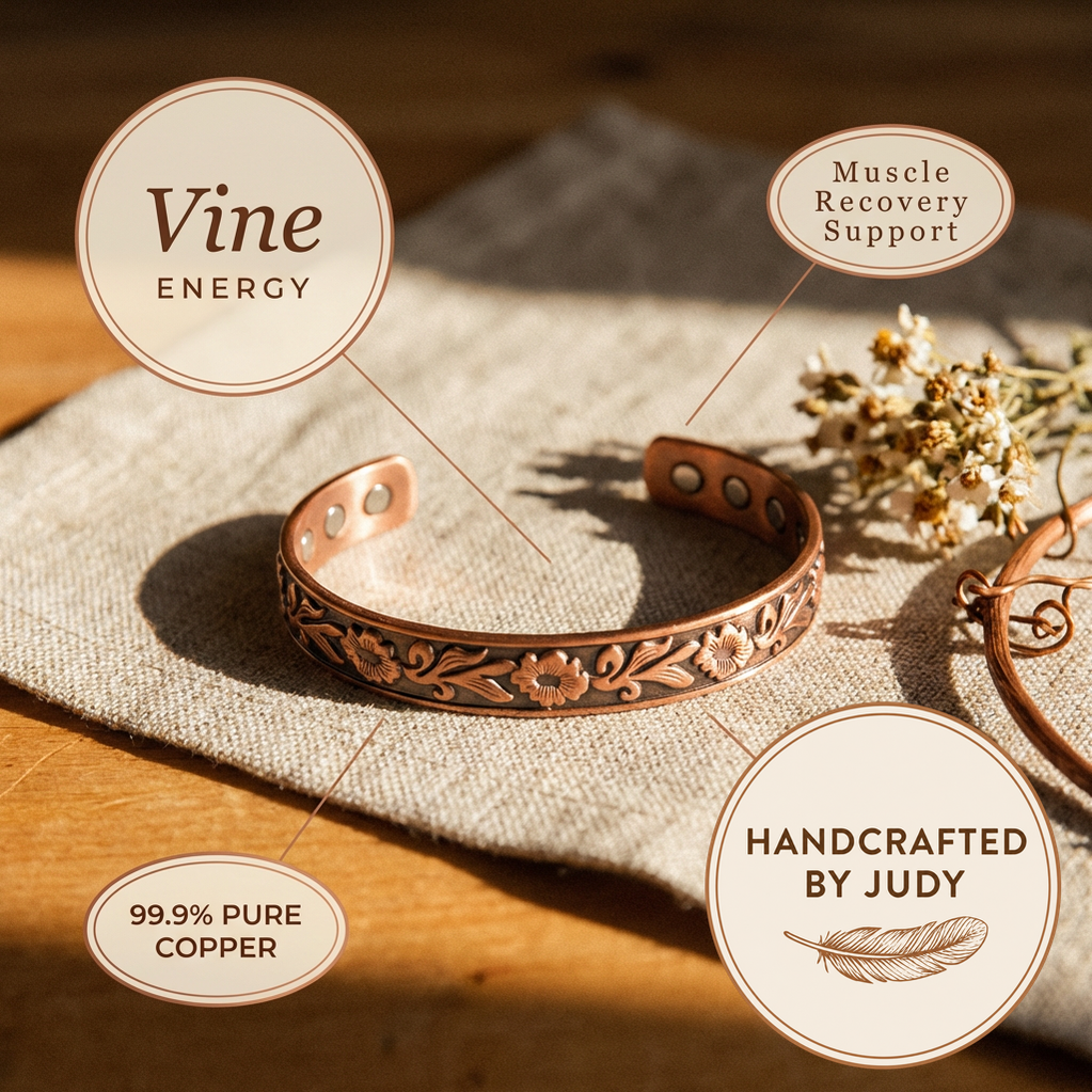 Judy's Vine Copper Bracelet
