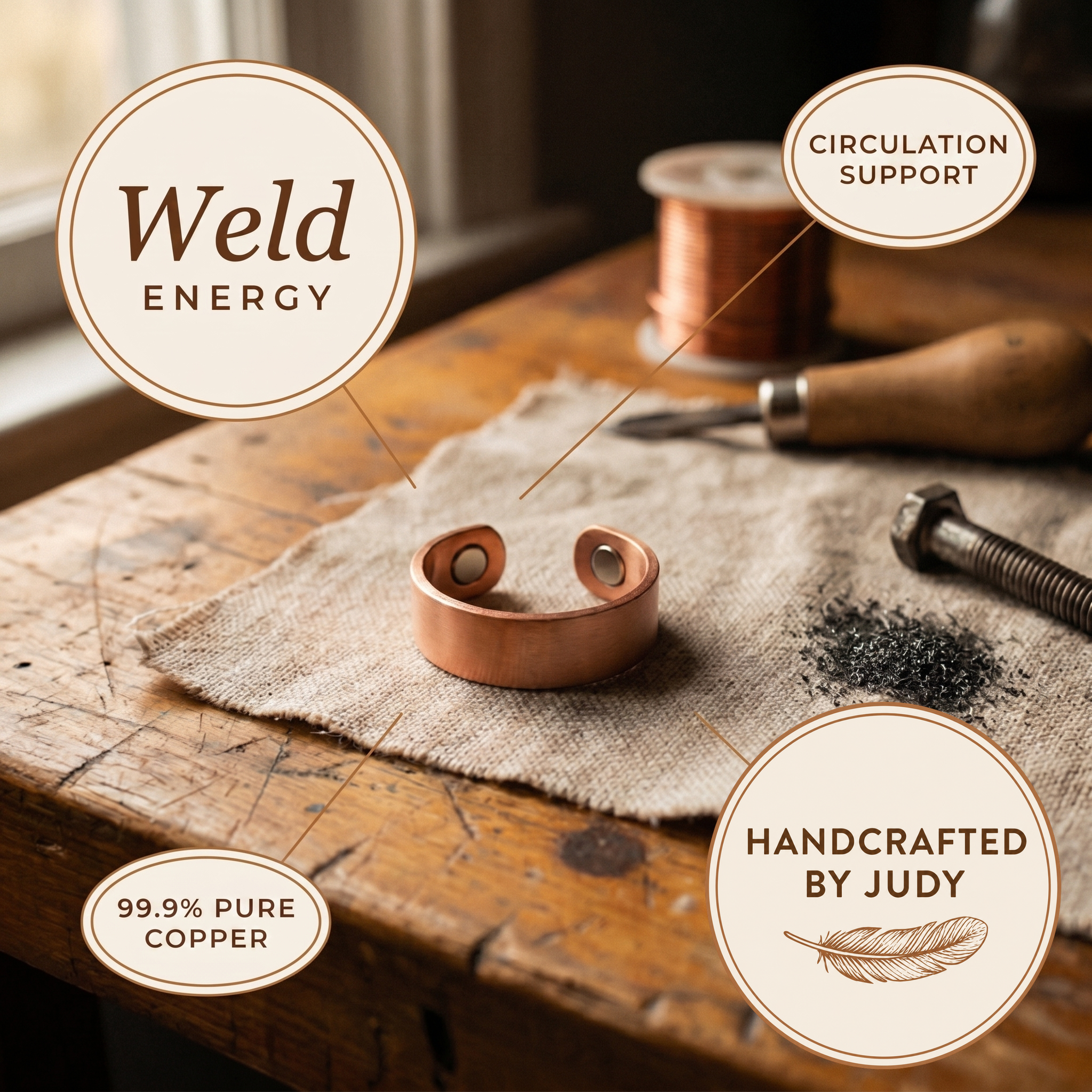 Judy's Weld Copper Ring