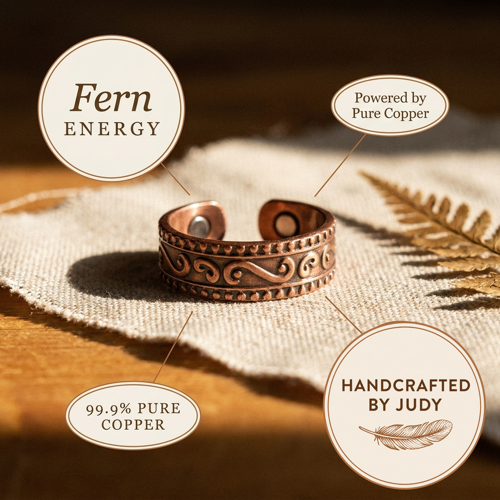 Judy's Fern Copper Ring