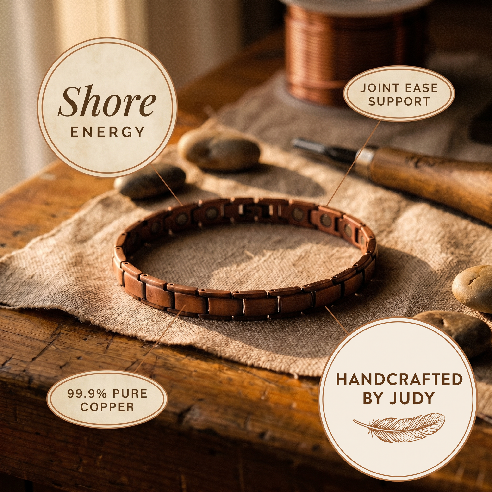 Judy's Shore Copper Anklet