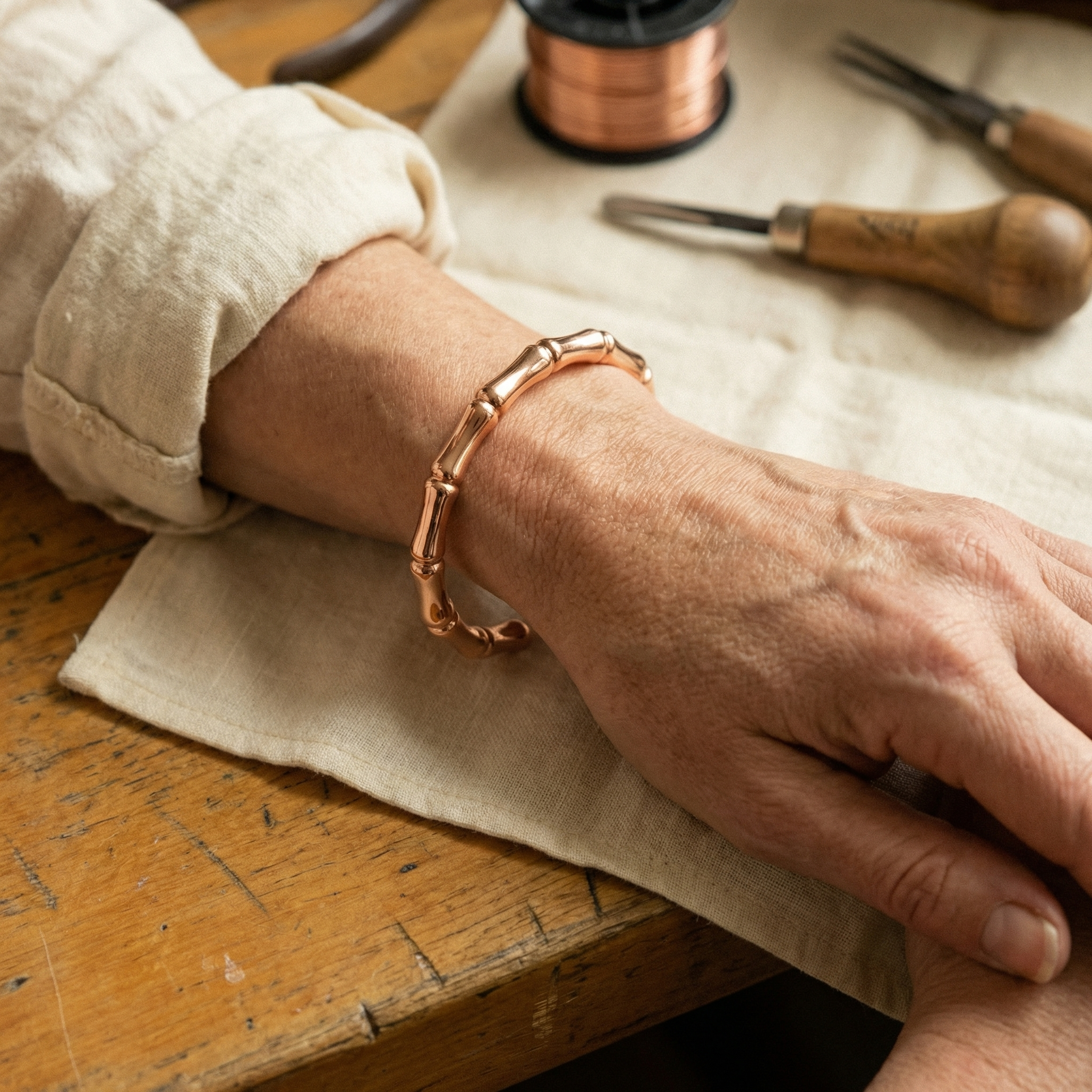 Judy's Grove Copper Bracelet