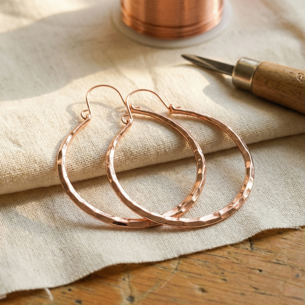 Judy's Willow Copper Earrings