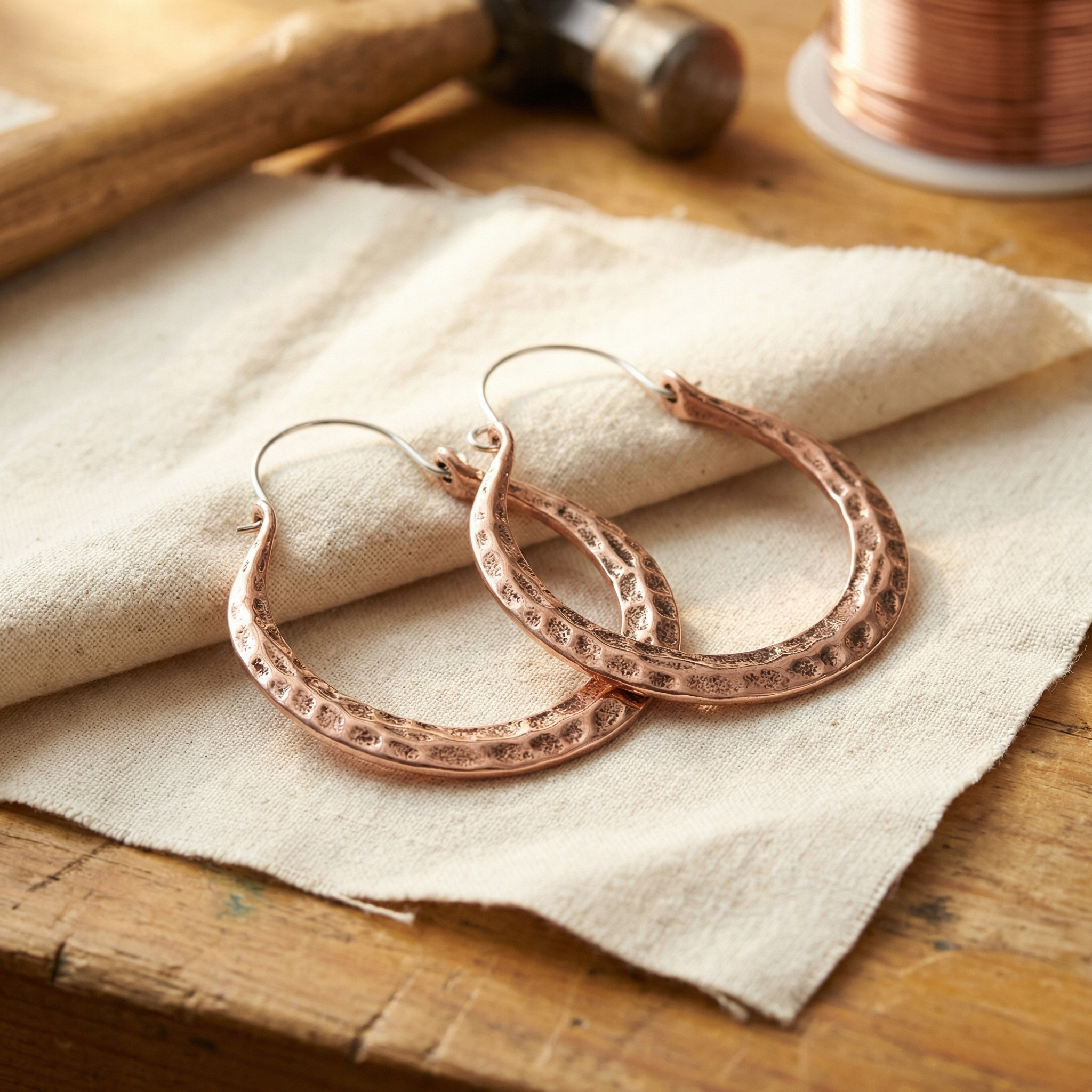 Judy's Ember Copper Earrings