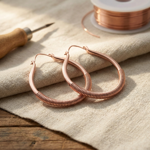 Judy's Creek Copper Earrings
