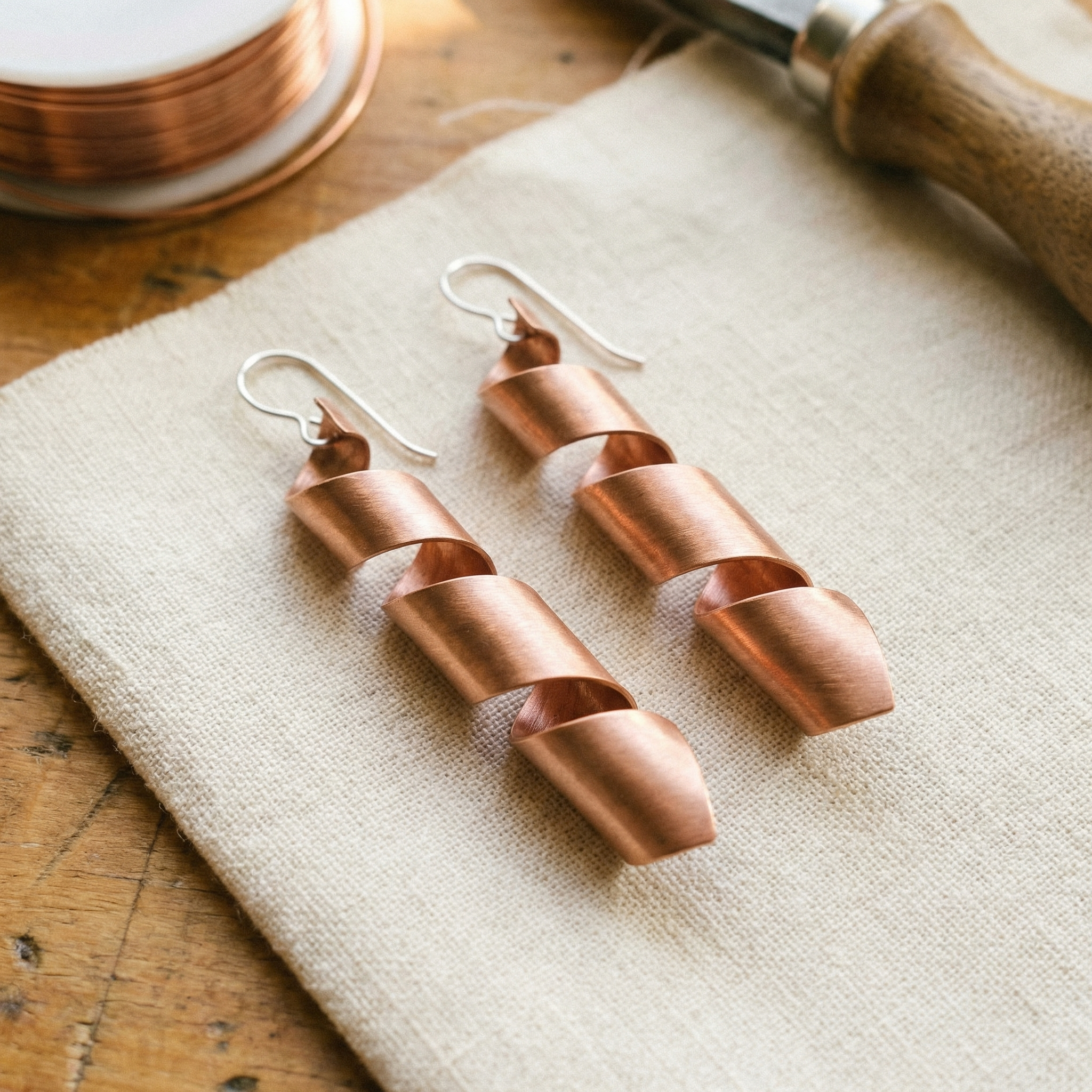 Judy's Dusk Copper Earrings