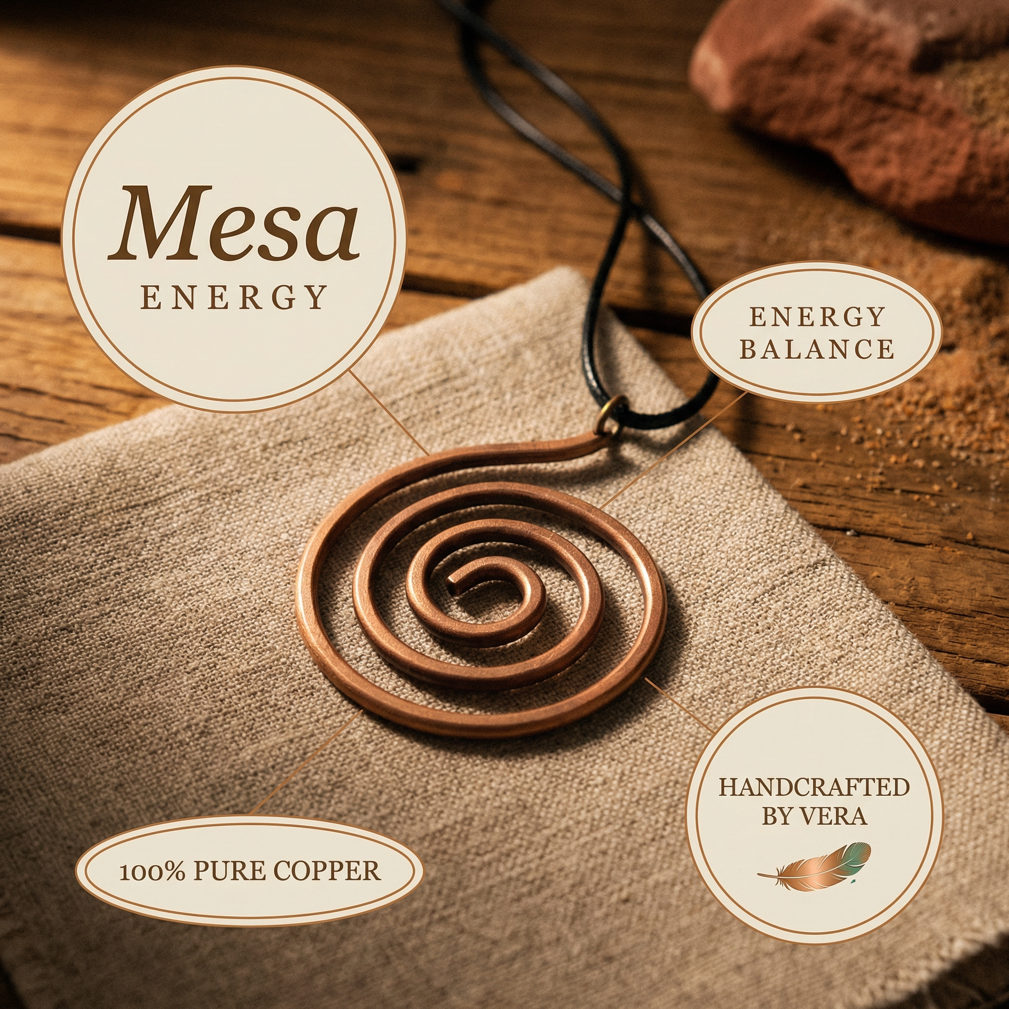 Judy's Mesa Copper Necklace