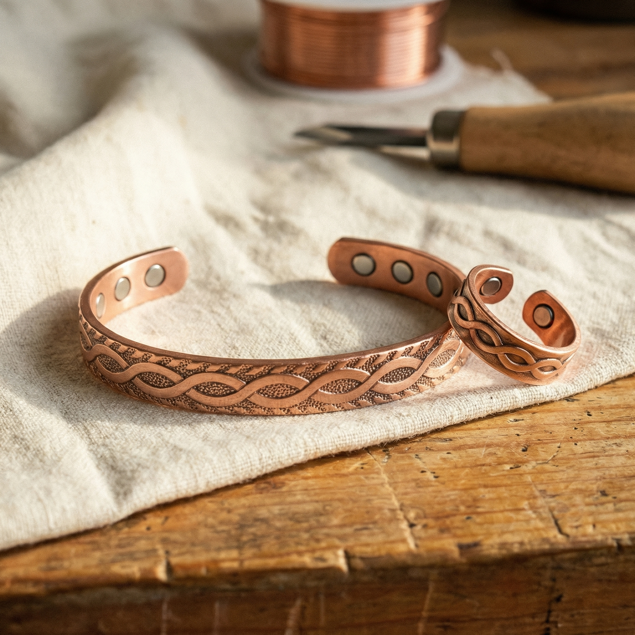 Judy's Knot Copper Set