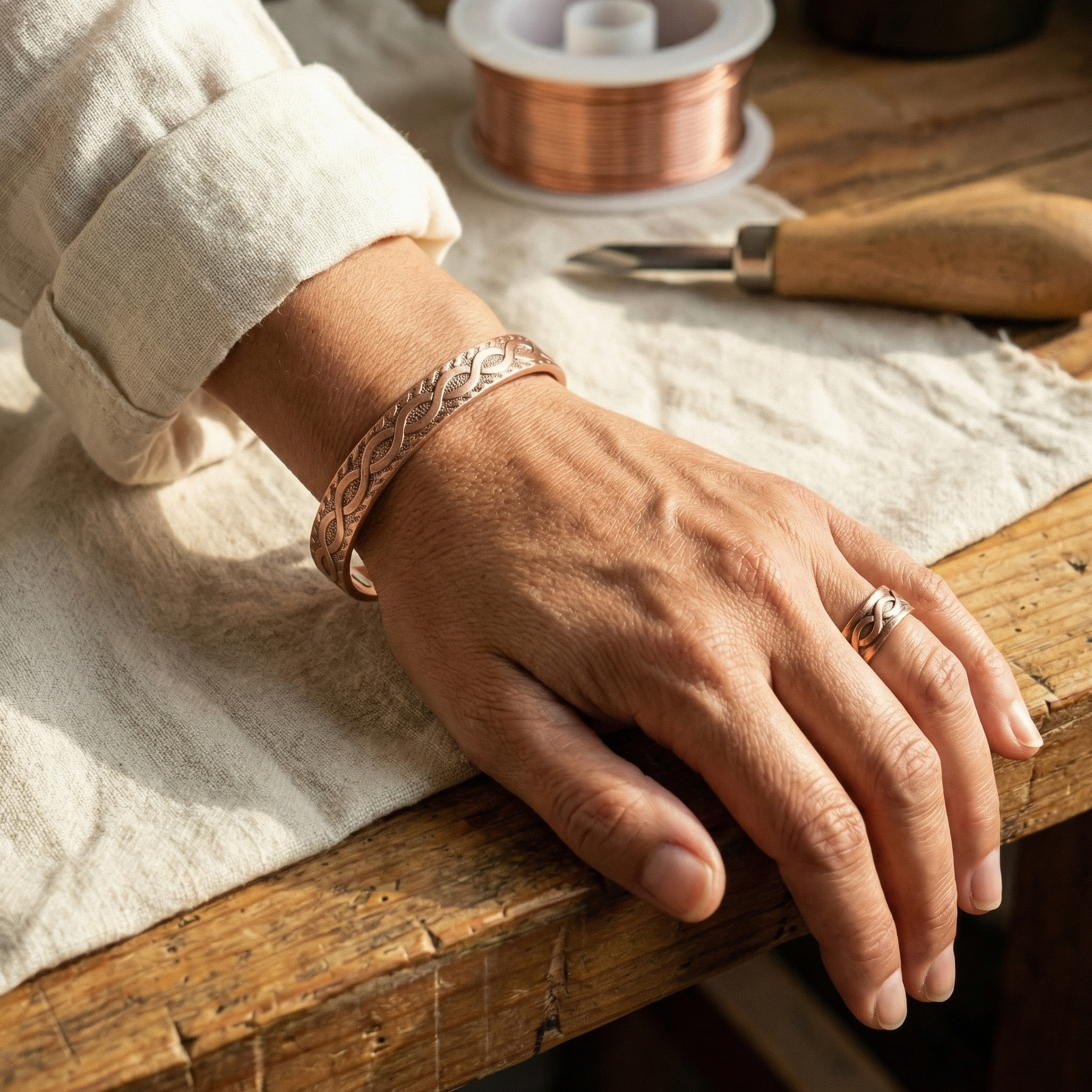 Judy's Knot Copper Set