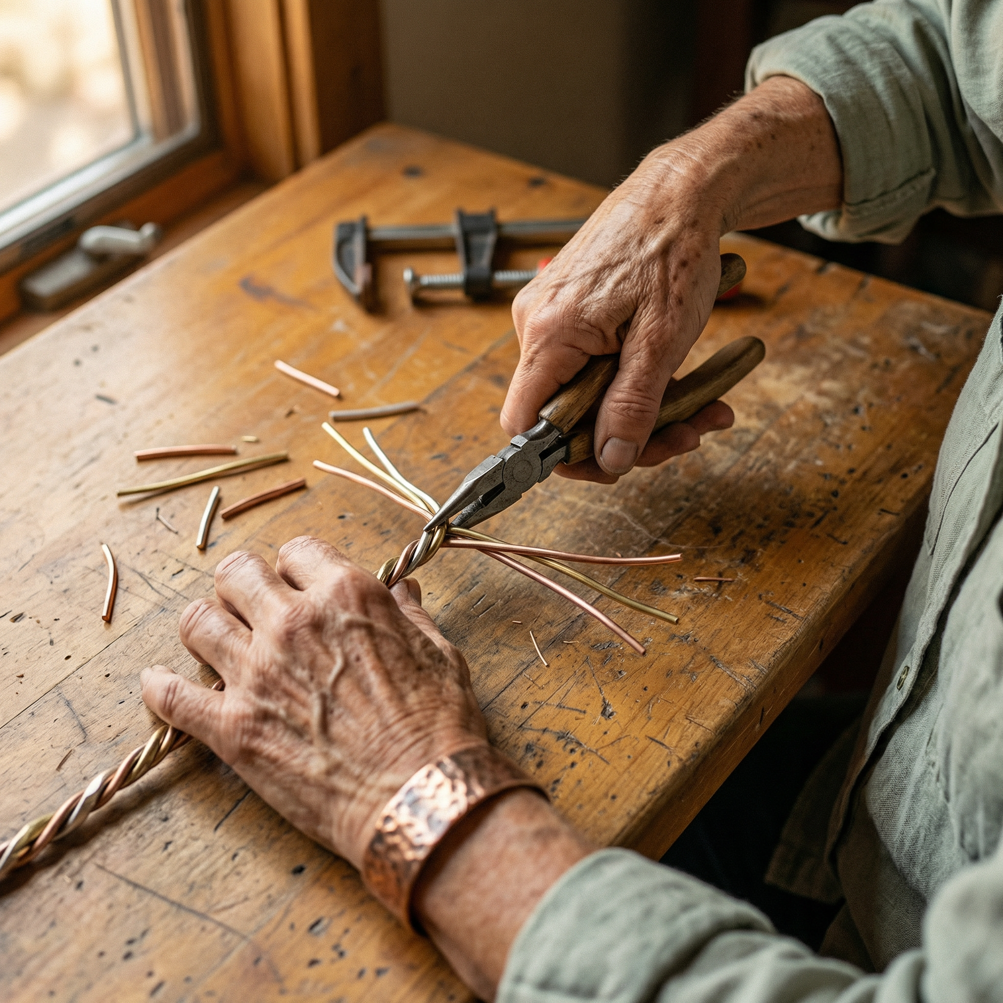 Judy's Stone Copper Bracelet