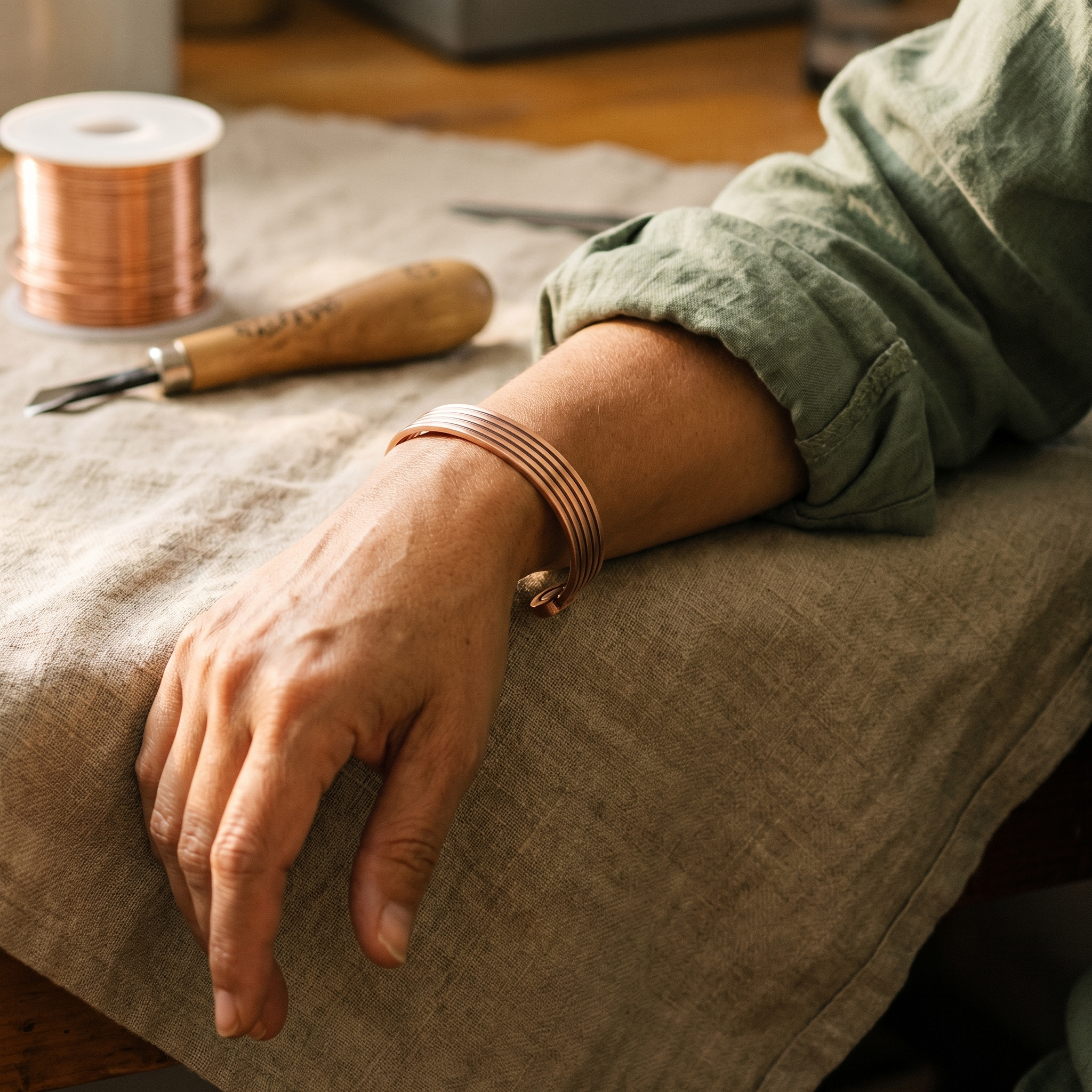 Judy's Ridge Copper Bracelet
