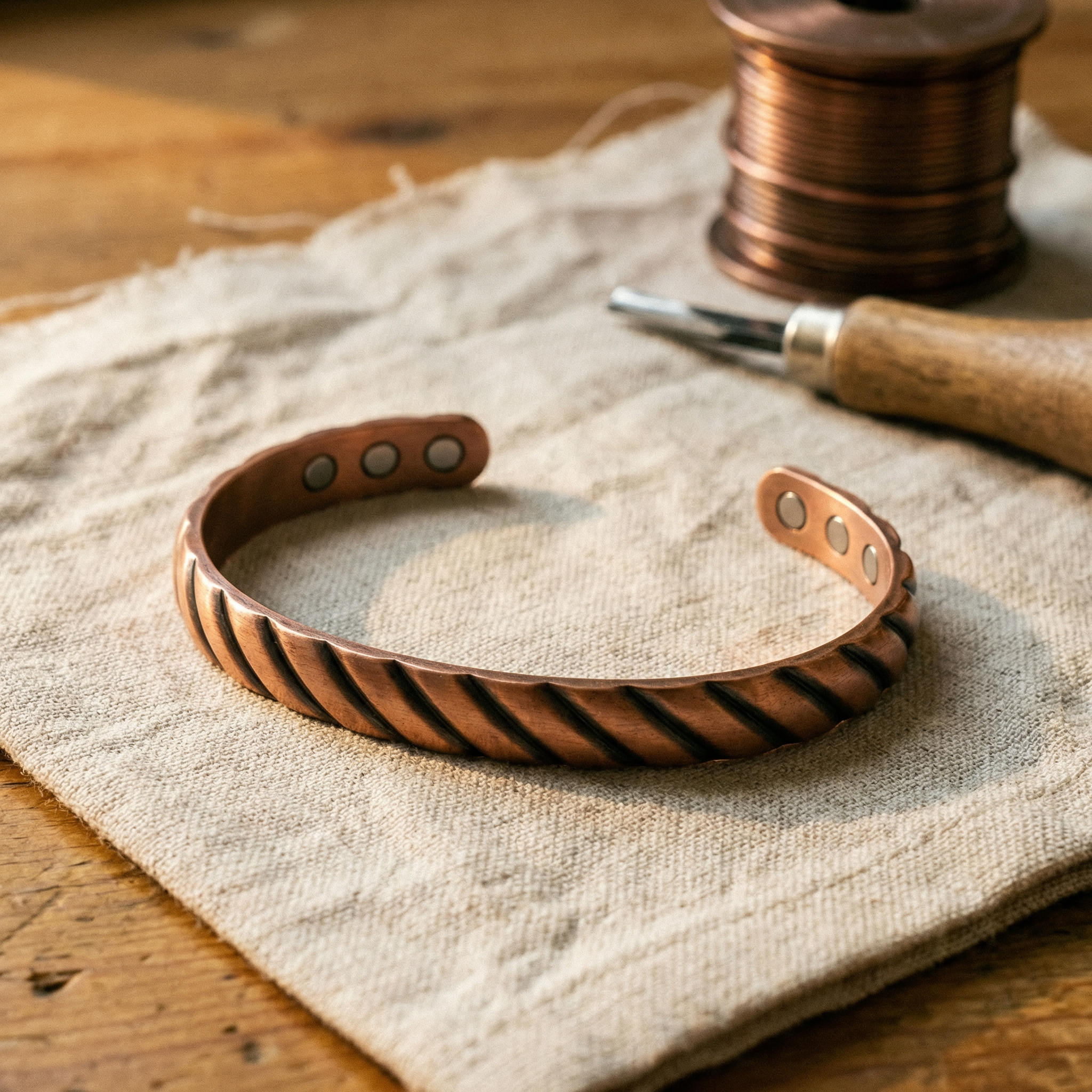 Judy's Thorn Copper Bracelet