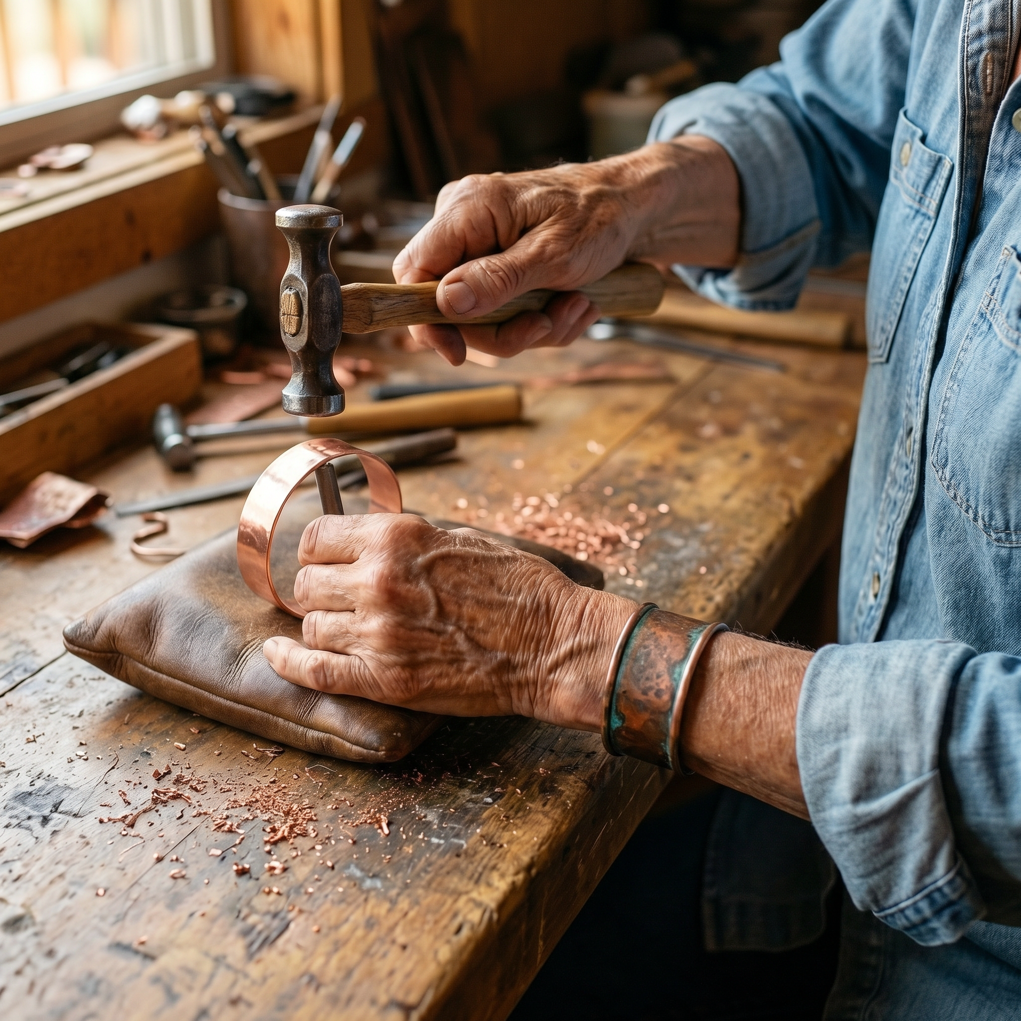Judy's Wick Copper Bracelet