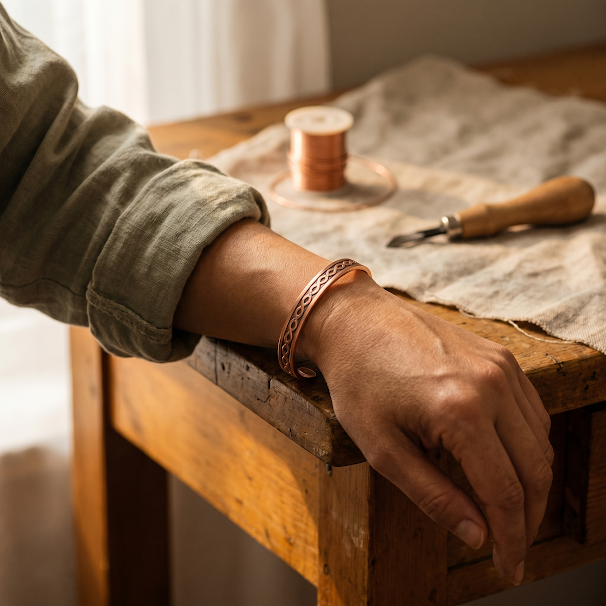 Judy's Current Copper Bracelet
