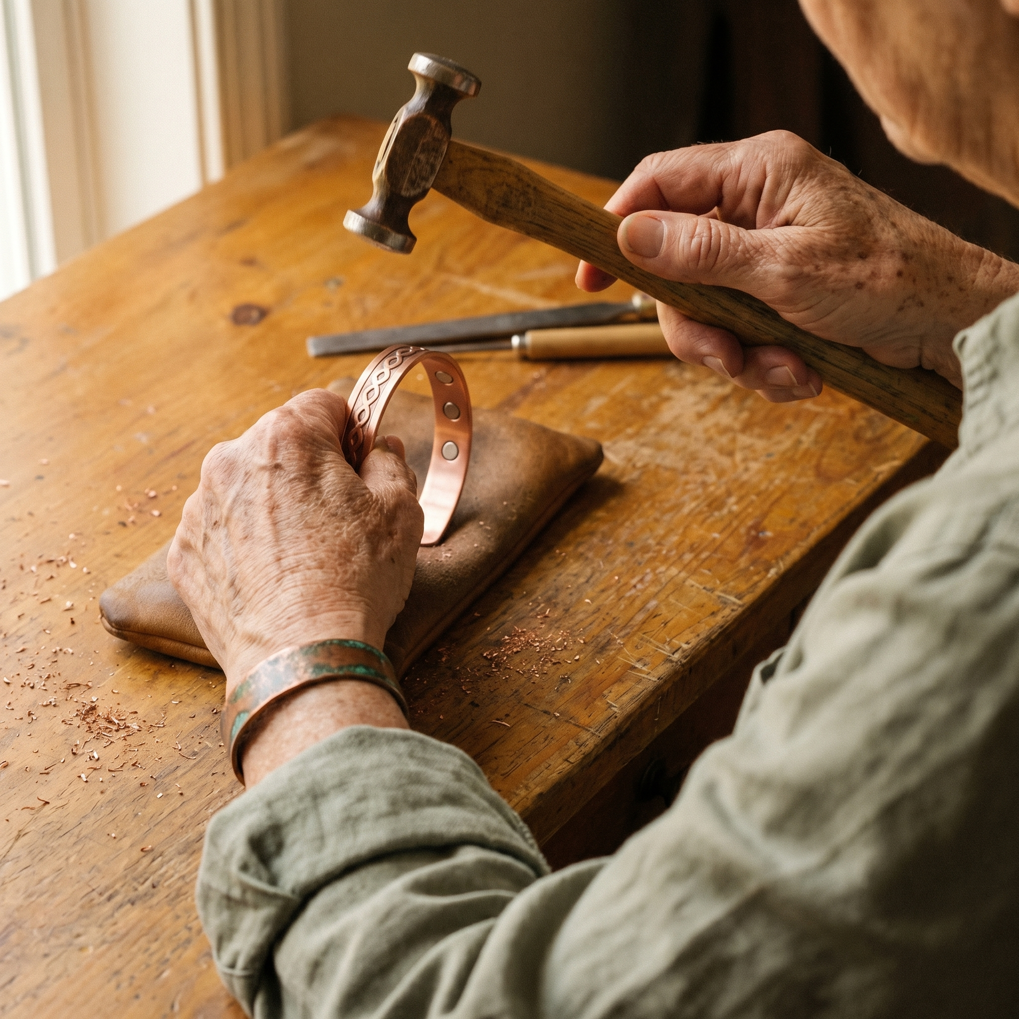 Judy's Current Copper Bracelet