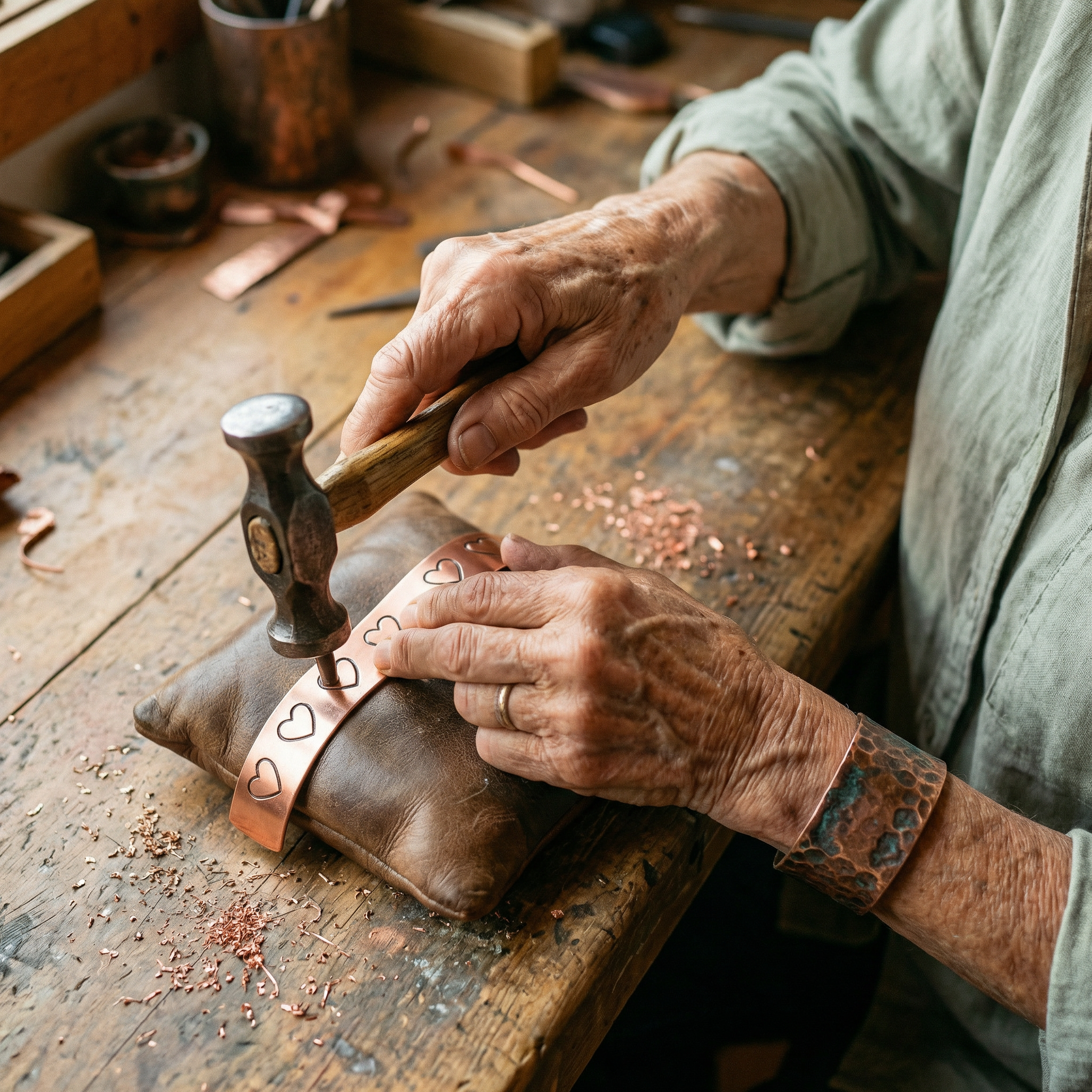 Judy's Hearth Copper Bracelet