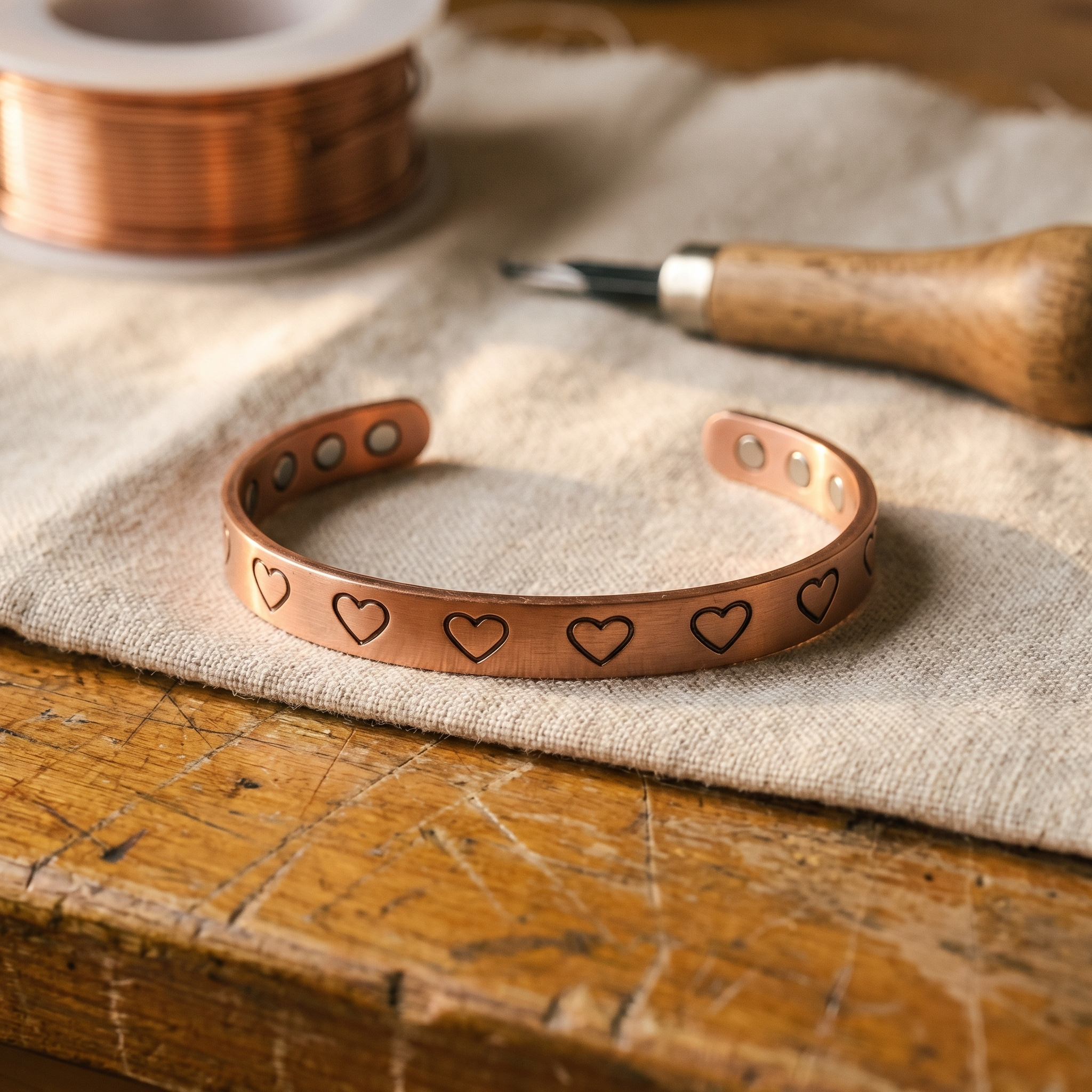 Judy's Hearth Copper Bracelet