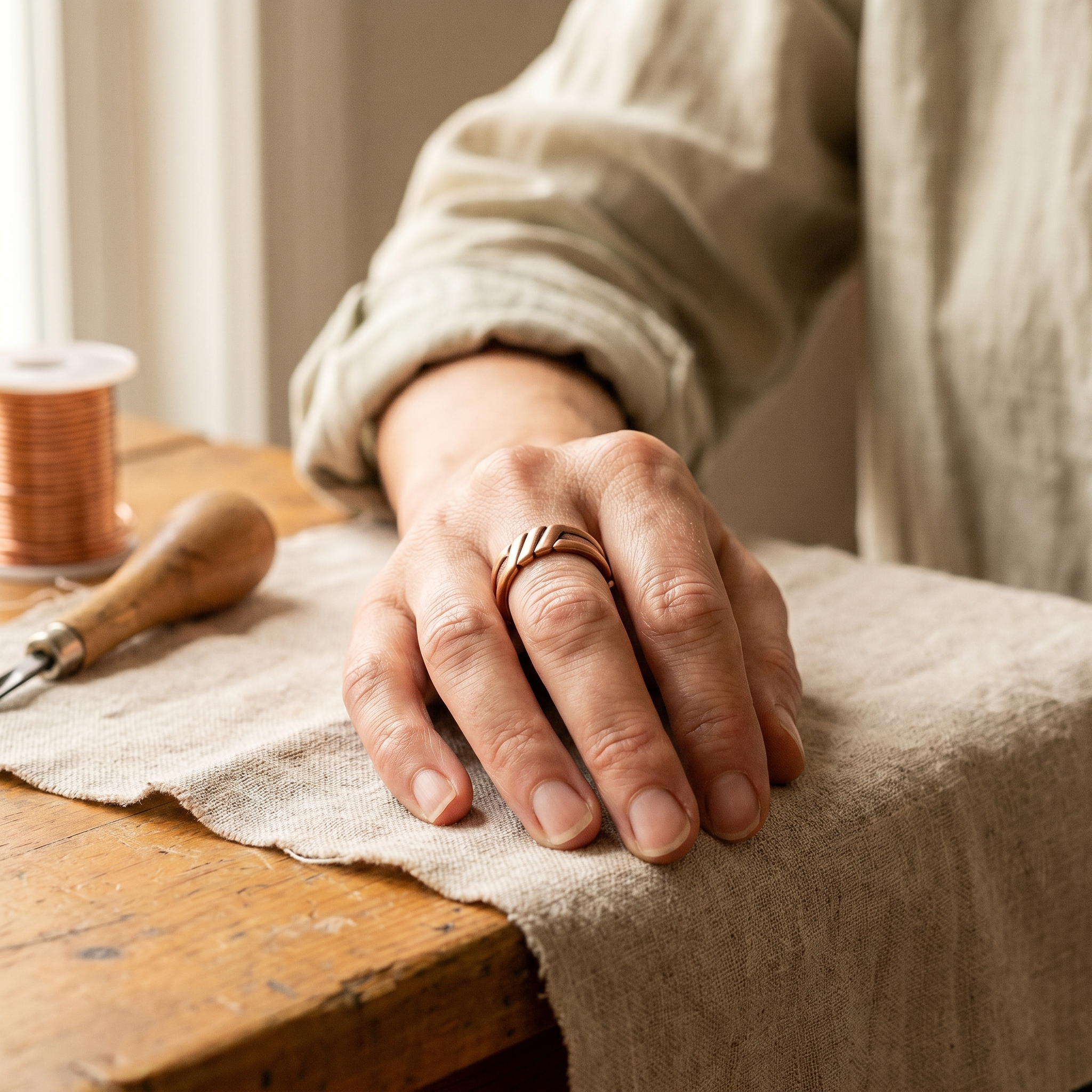 Judy's Peat Copper Ring